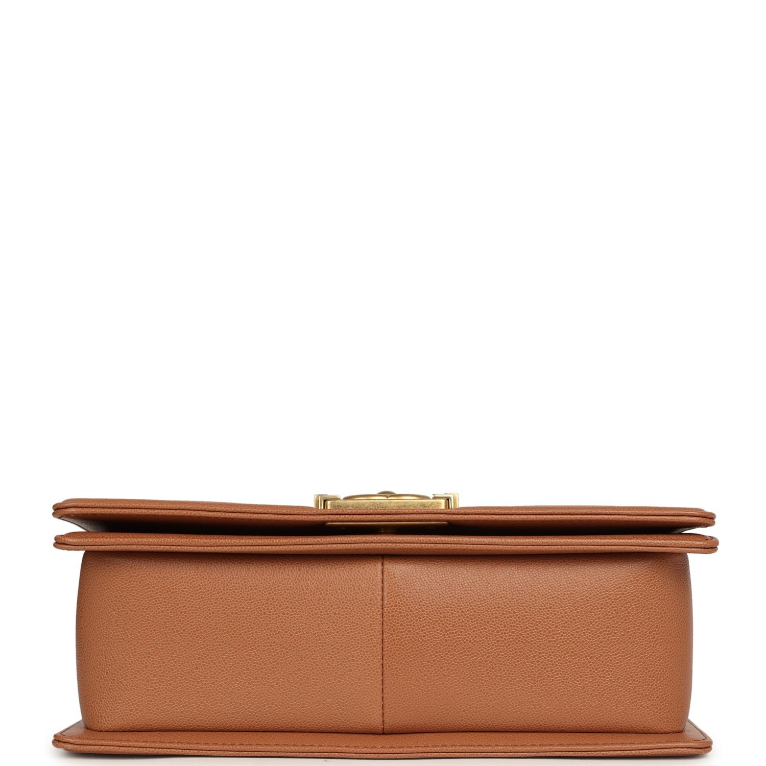 Pre-Owned Chanel Medium Boy Brown Caviar — view 6