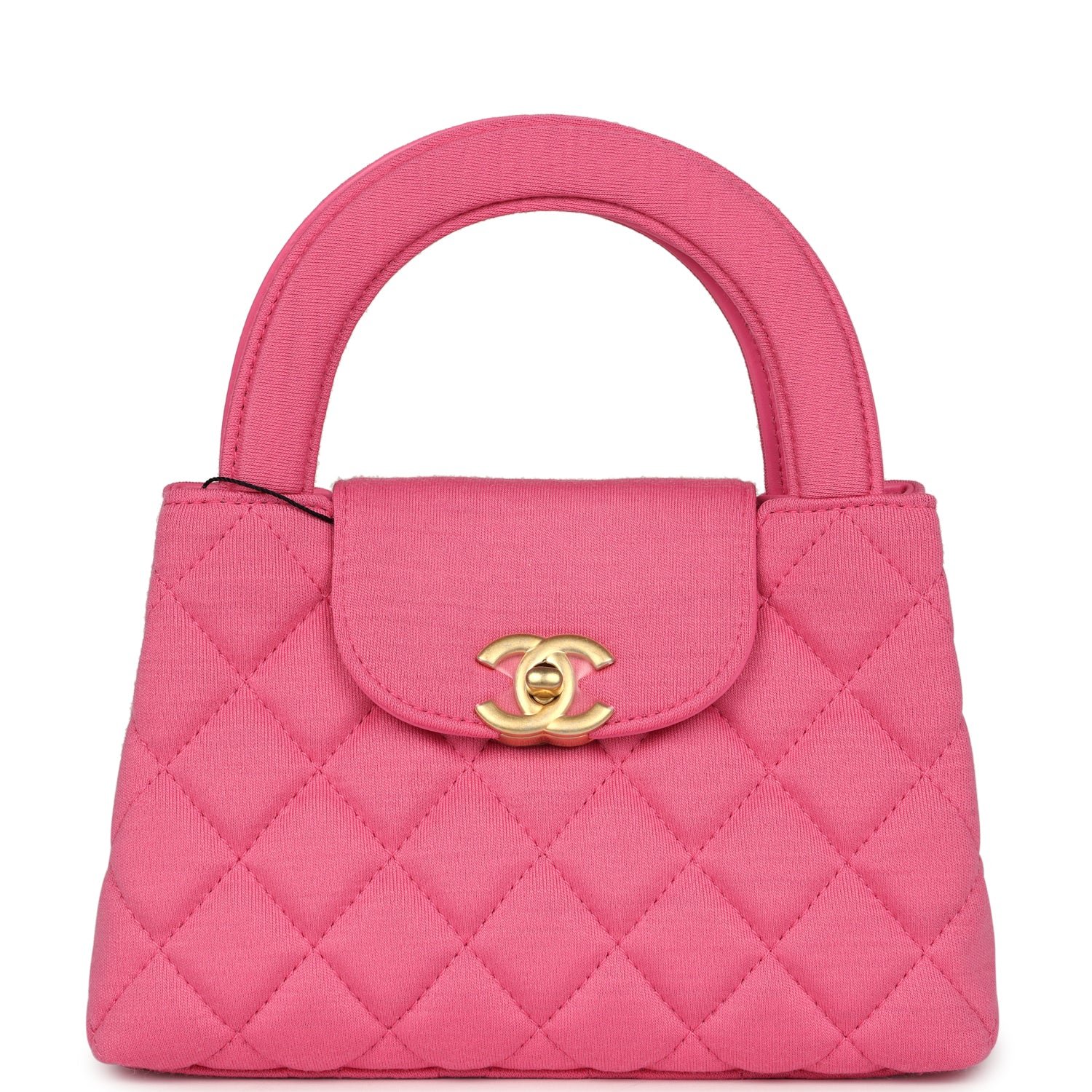 Chanel Small Kelly Shopper Pink Jersey