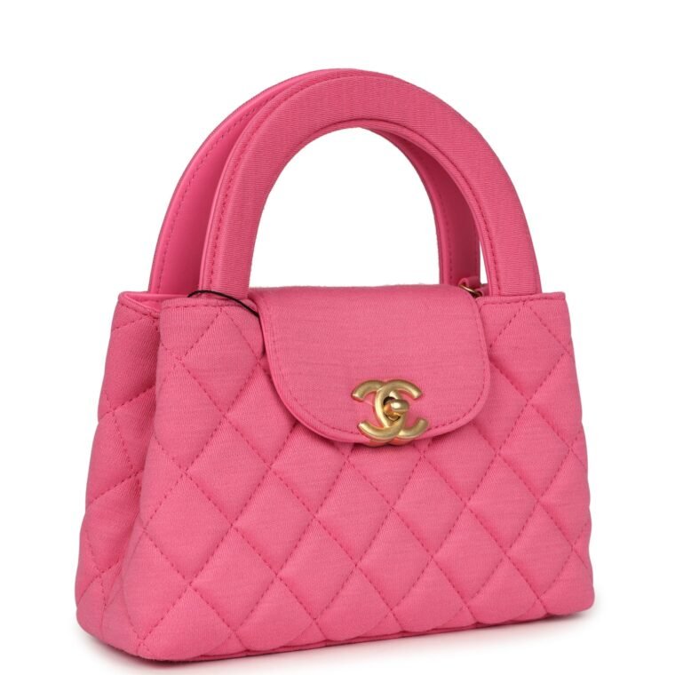 Chanel Small Kelly Shopper Pink Jersey — Buy Now — alternate view