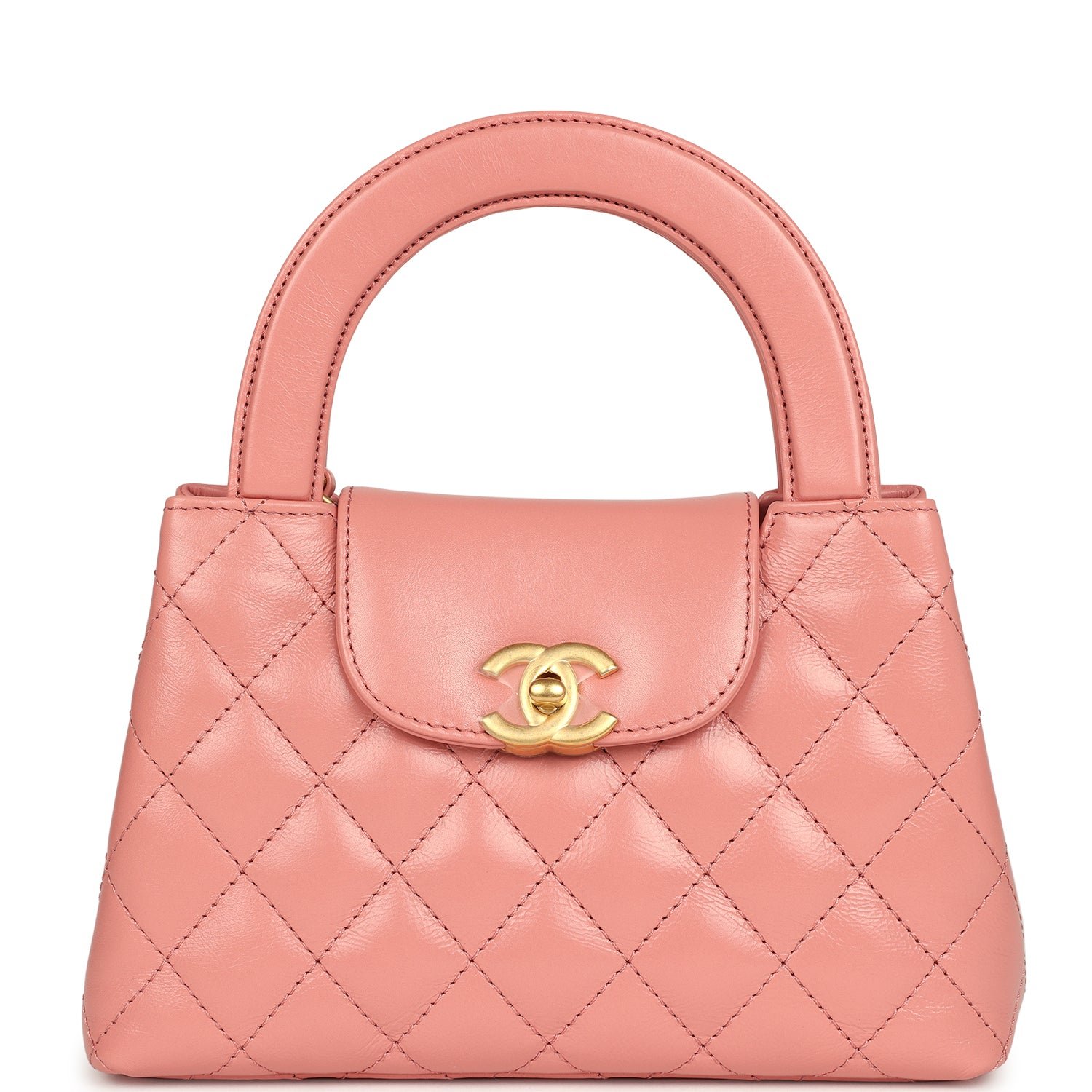 Chanel Small Kelly Shopper Coral Calfskin