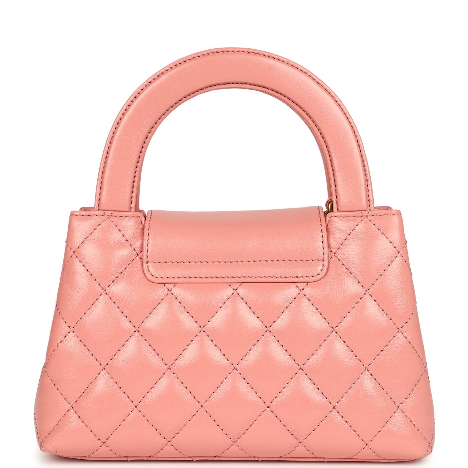 Chanel Small Kelly Shopper Coral Calfskin — view 5