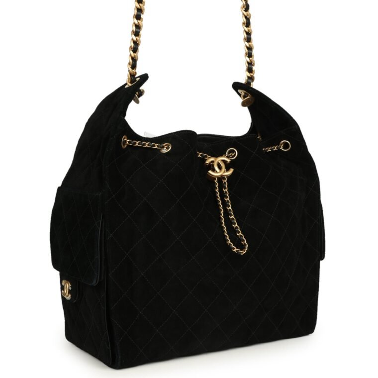 Chanel Medium Hobo Black Suede — Buy Now — alternate view
