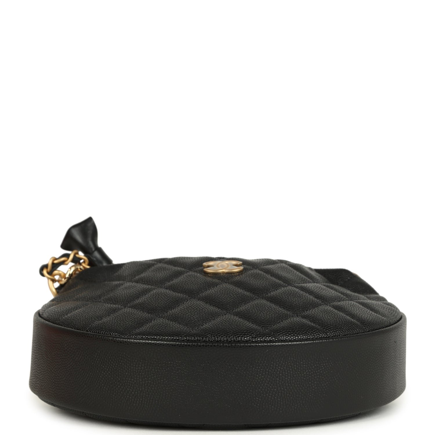Chanel Mini Hobo Black Shiny Caviar — view 6