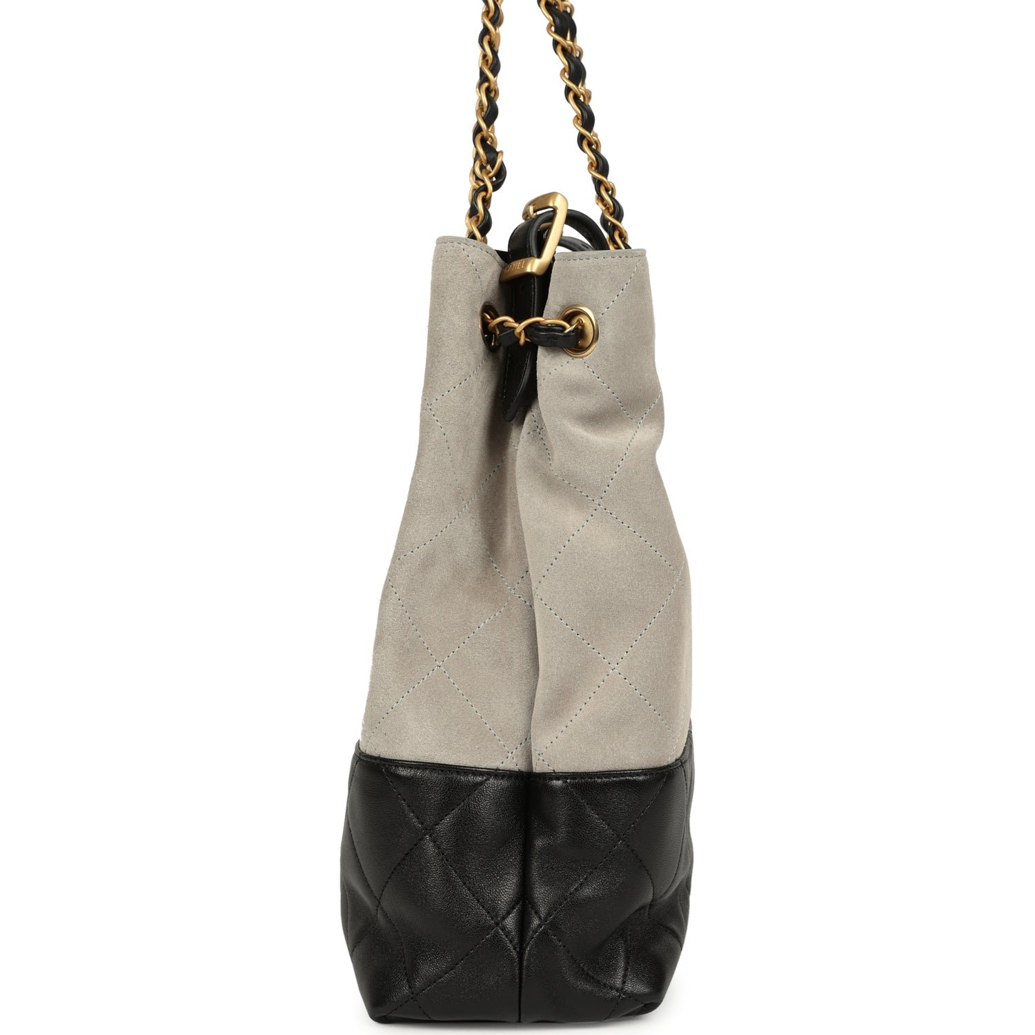Chanel Shopping Bag Black Shiny Lambskin — view 5
