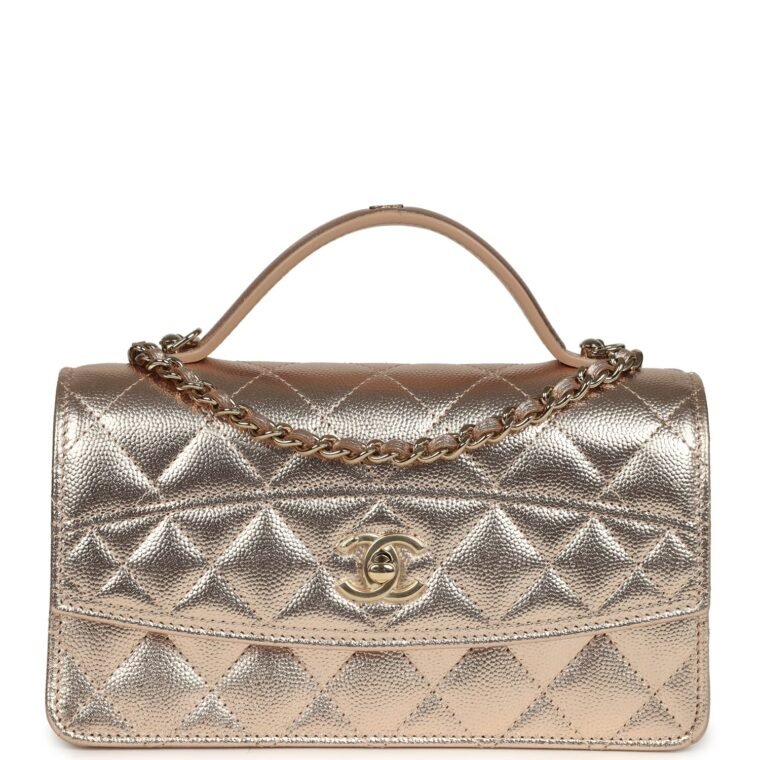 Chanel Wallet on Chain Shiny Caviar for Sale