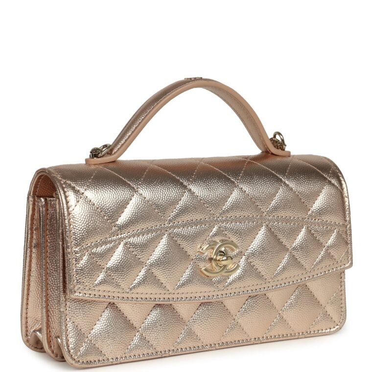 Chanel Wallet on Chain Shiny Caviar for Sale — alternate view