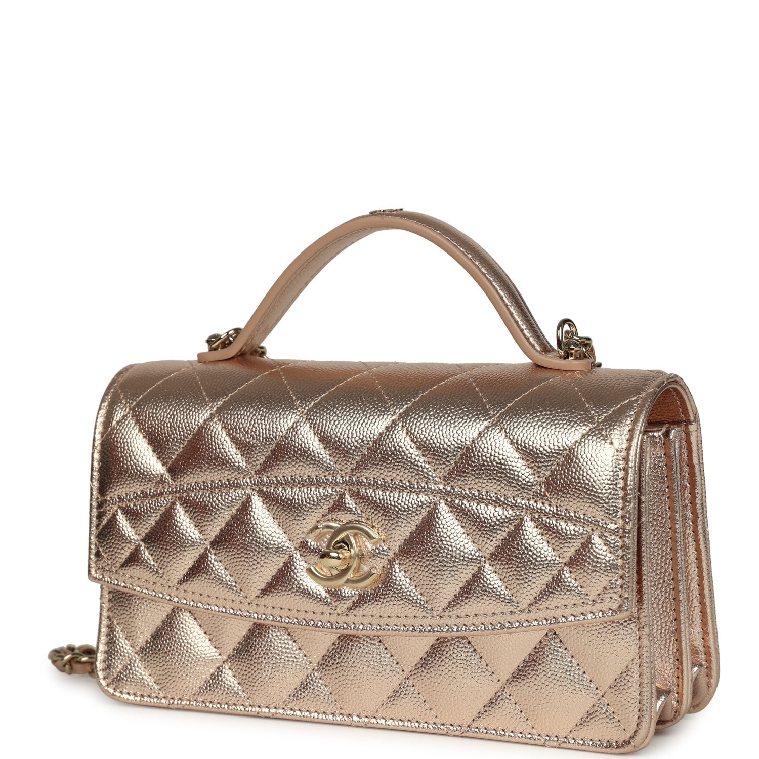 Chanel Wallet on Chain Shiny Caviar — view 3