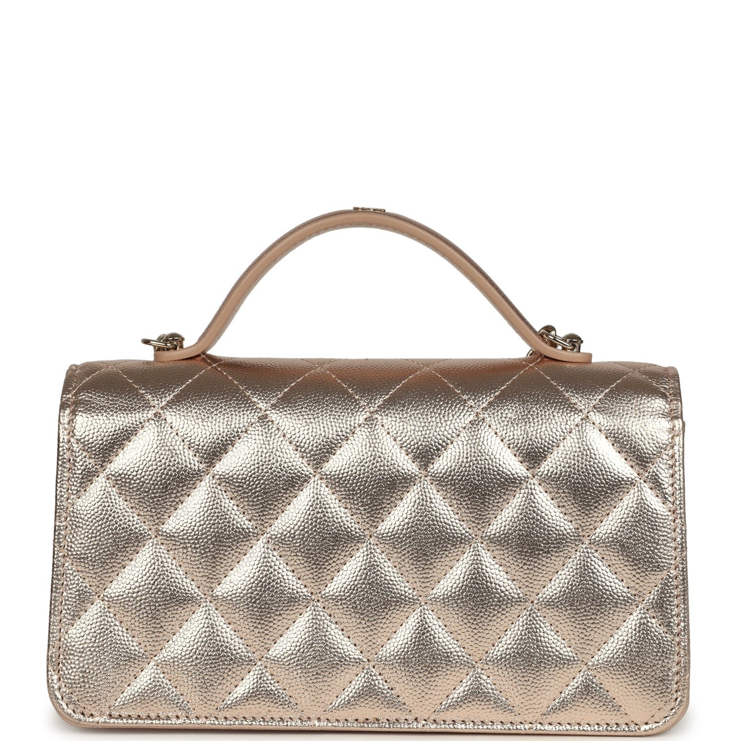 Chanel Wallet on Chain Shiny Caviar — view 5