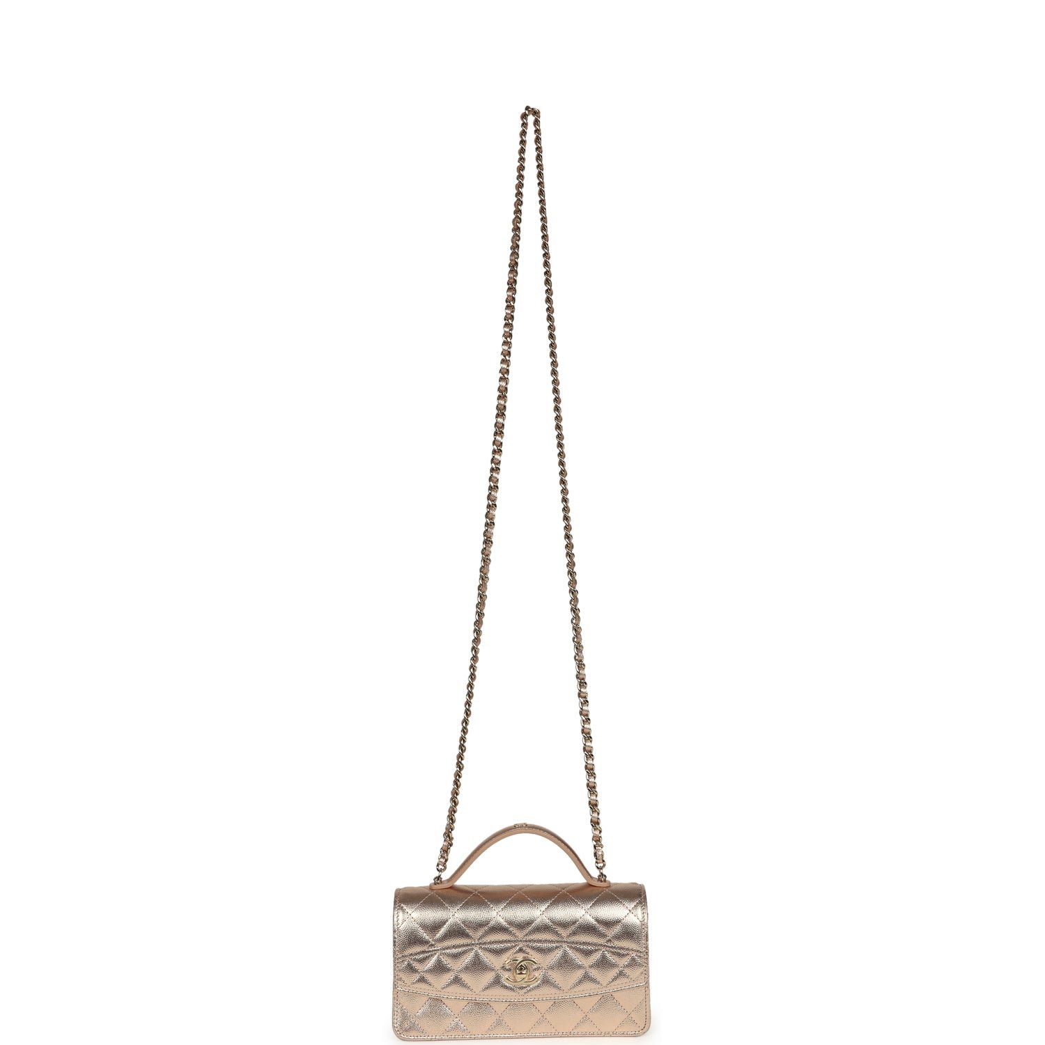 Chanel Wallet on Chain Shiny Caviar — view 7
