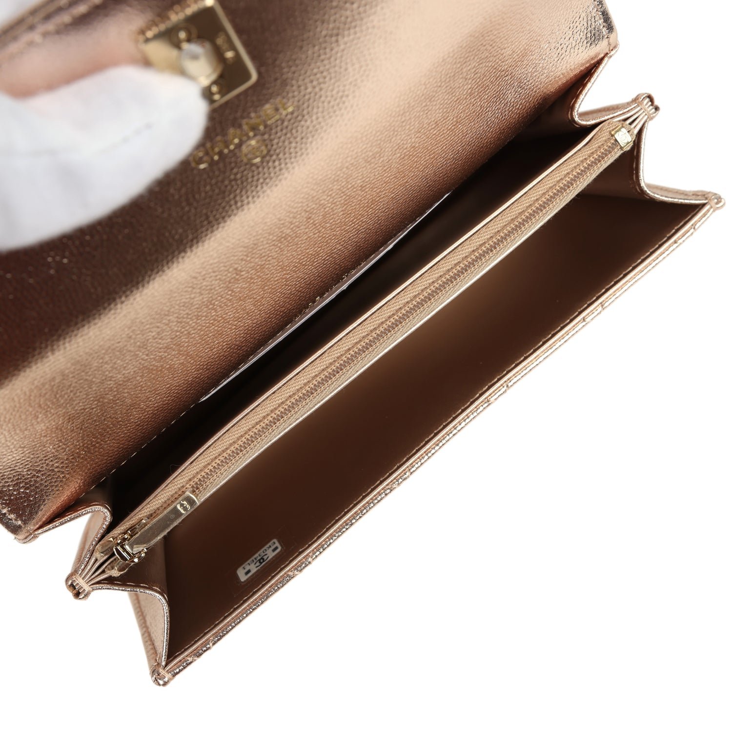 Chanel Wallet on Chain Shiny Caviar — view 8