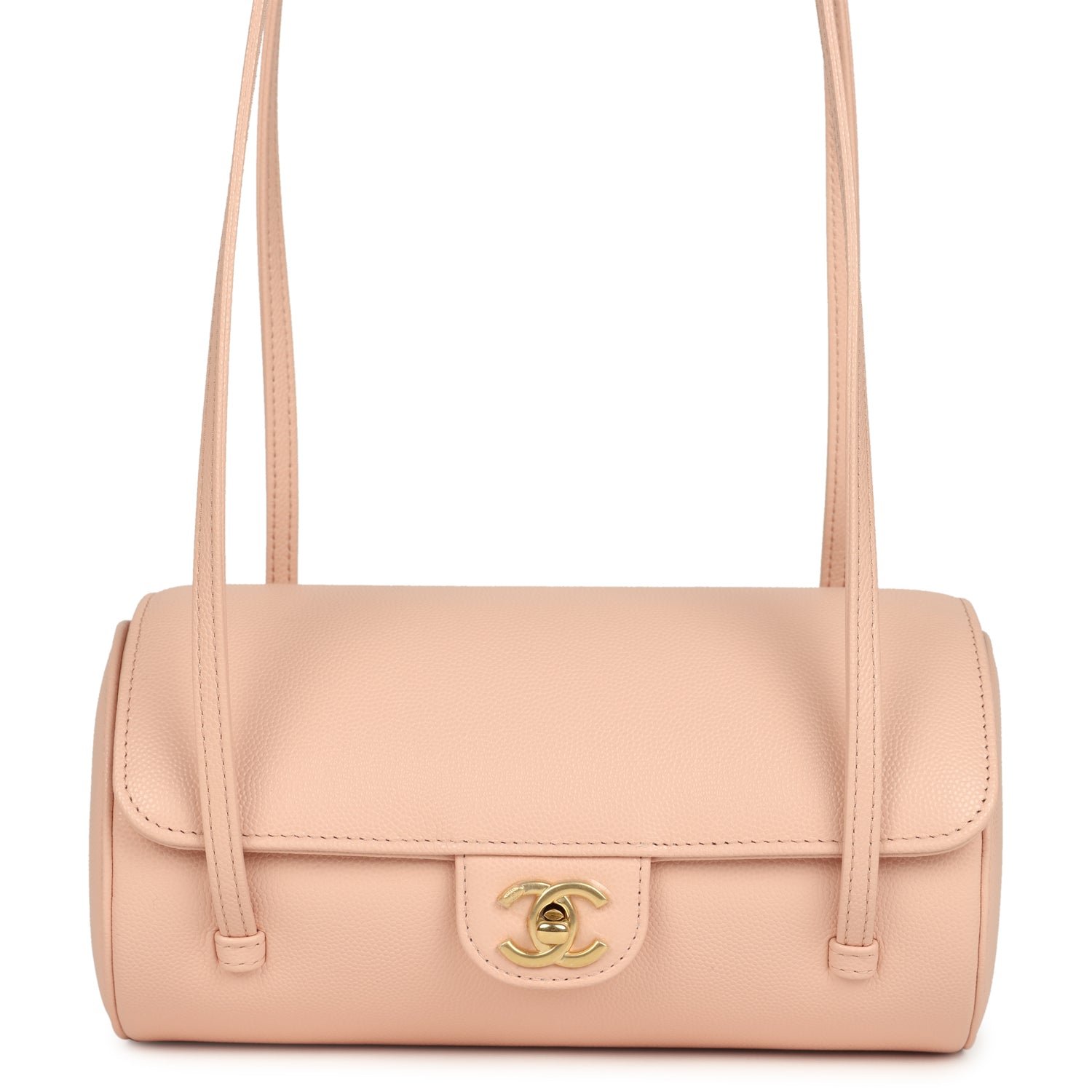 Chanel Coco Bowling Light Pink Shiny Caviar — view 2