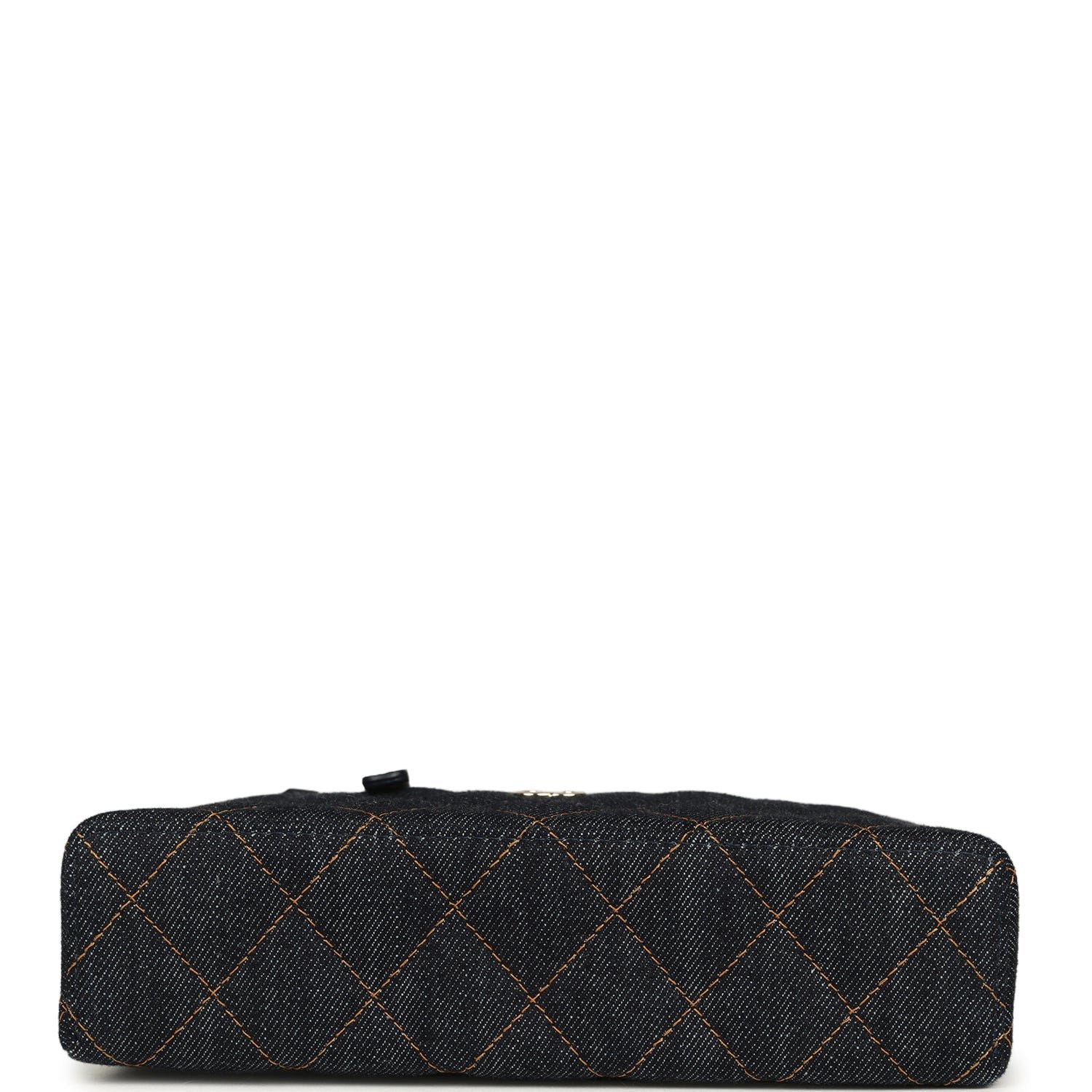 Chanel Vanity Case Dark Blue Denim — view 6