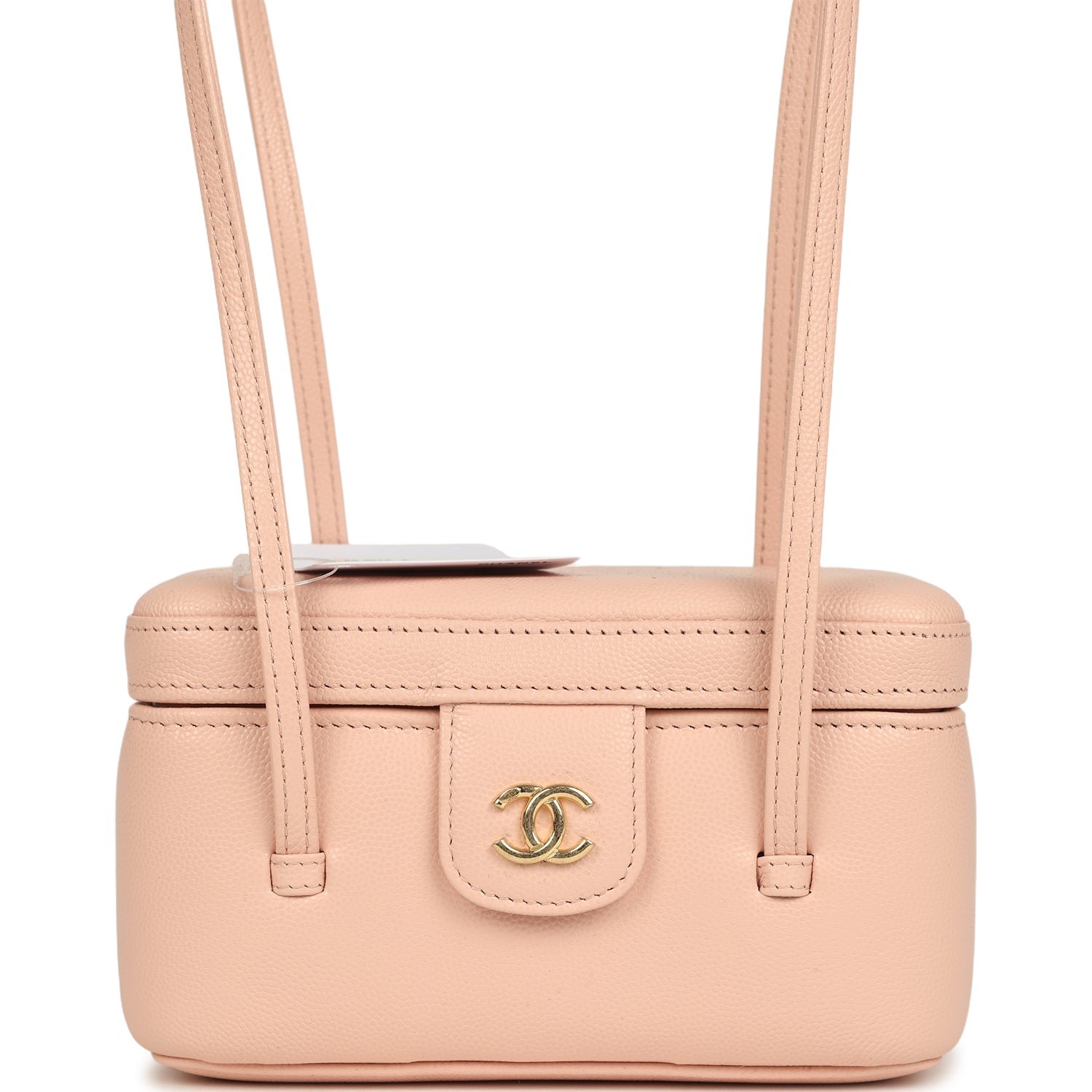 Chanel Vanity Light Pink Shiny Caviar