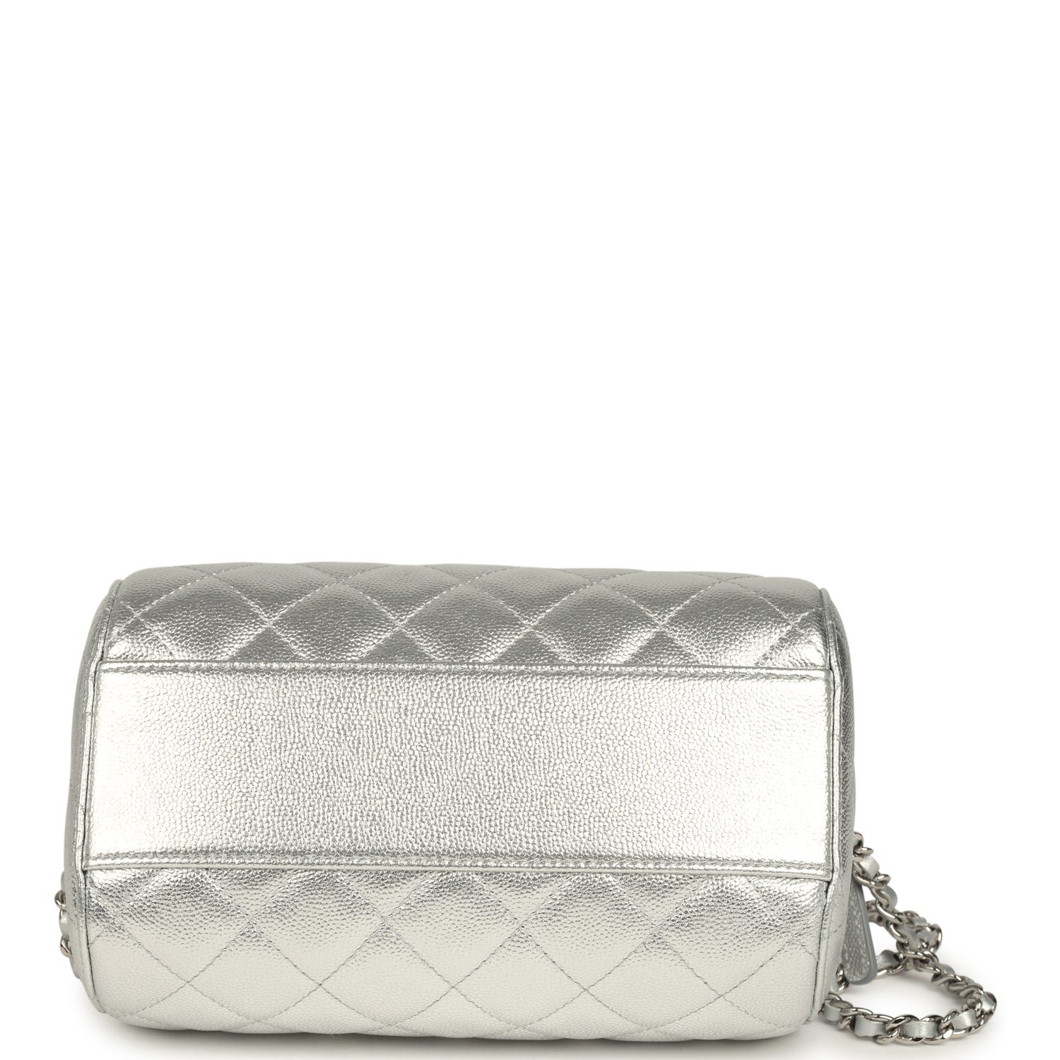 Chanel Mini Timeless Barrel Bag Shiny Caviar — view 7