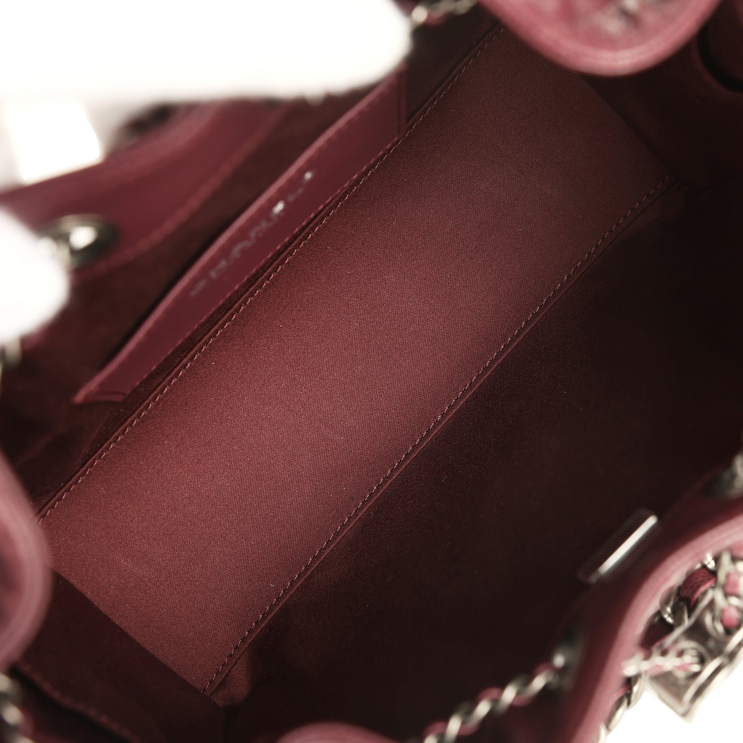 Chanel Mini Hobo Burgundy Caviar — view 7