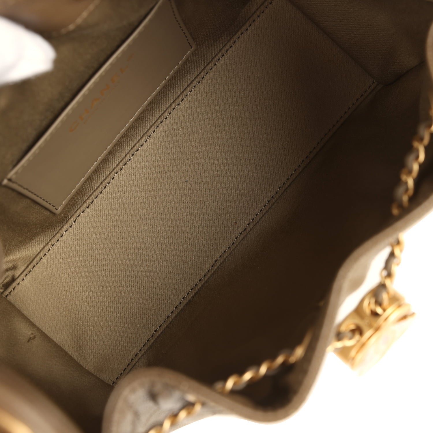 Chanel Mini Hobo Khaki Caviar — view 8