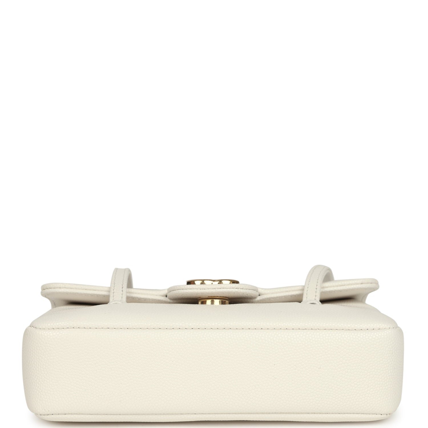 Chanel Mini Clutch White Shiny Caviar — view 7