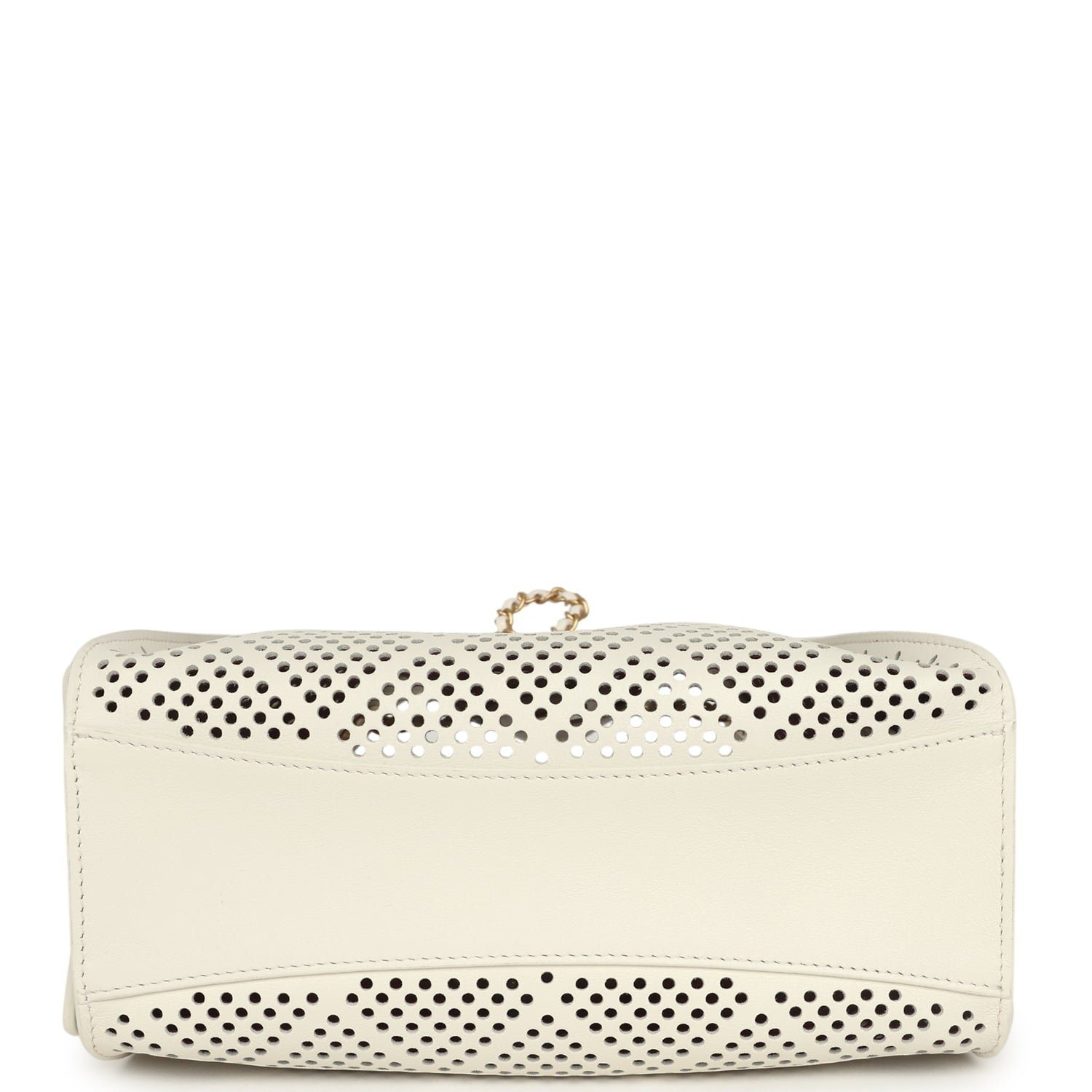 Chanel Mini Hobo White Calfskin — view 7