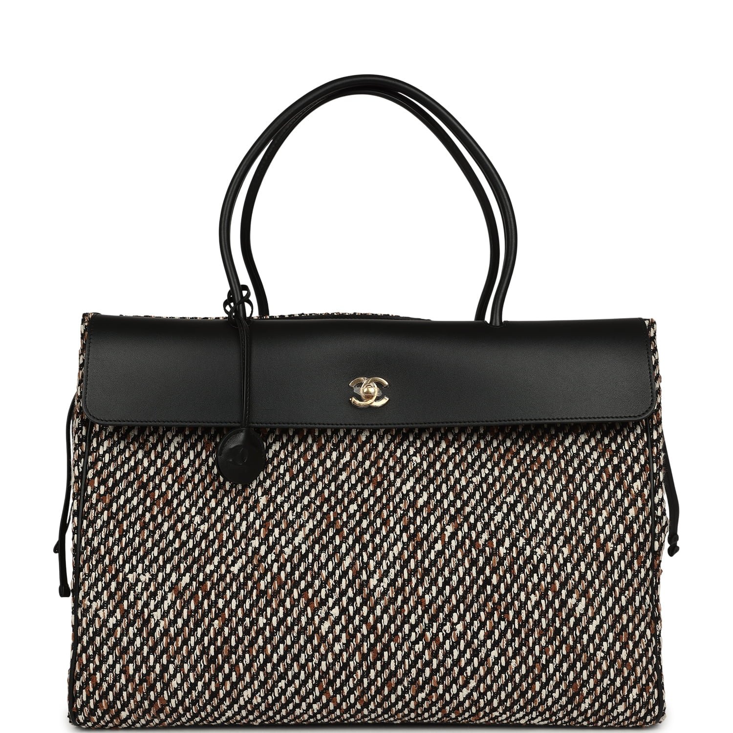 Chanel Shopping Tote Black Calfskin
