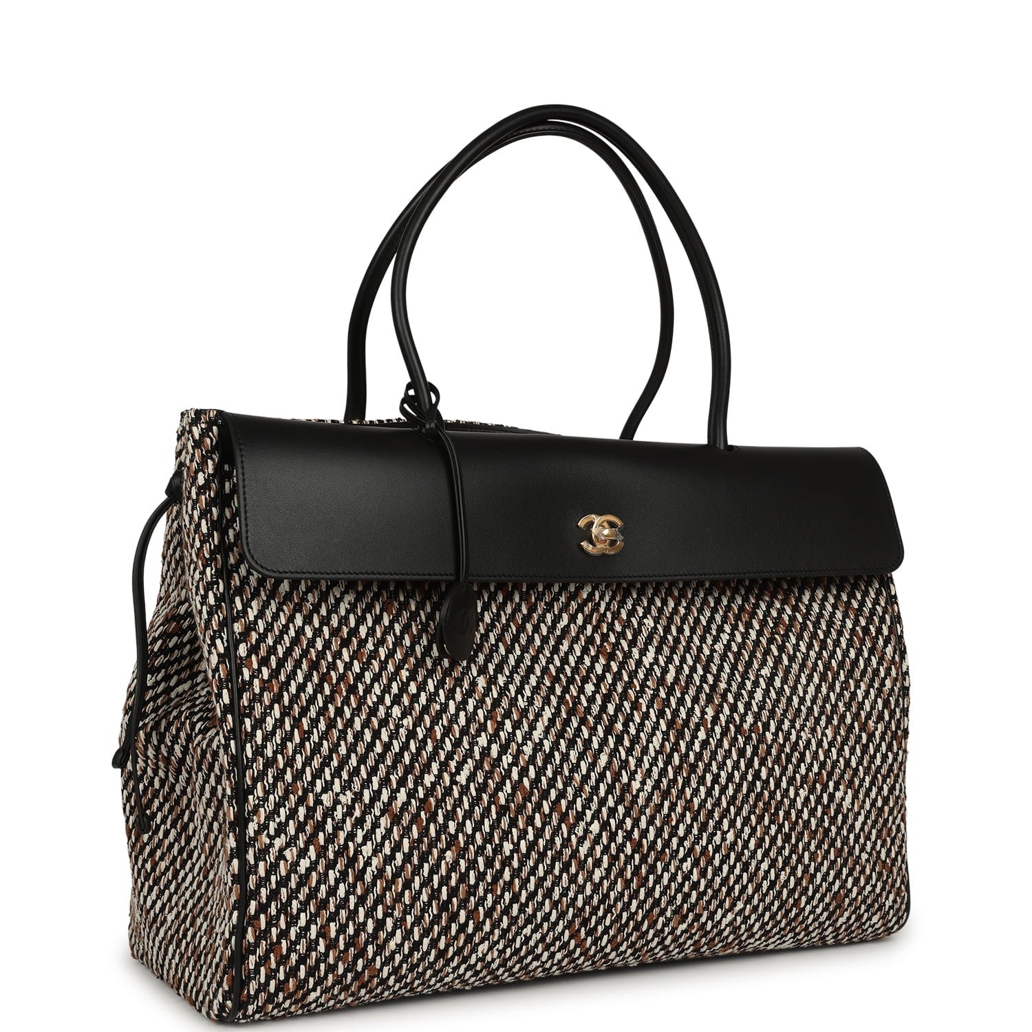 Chanel Shopping Tote Black Calfskin — view 2