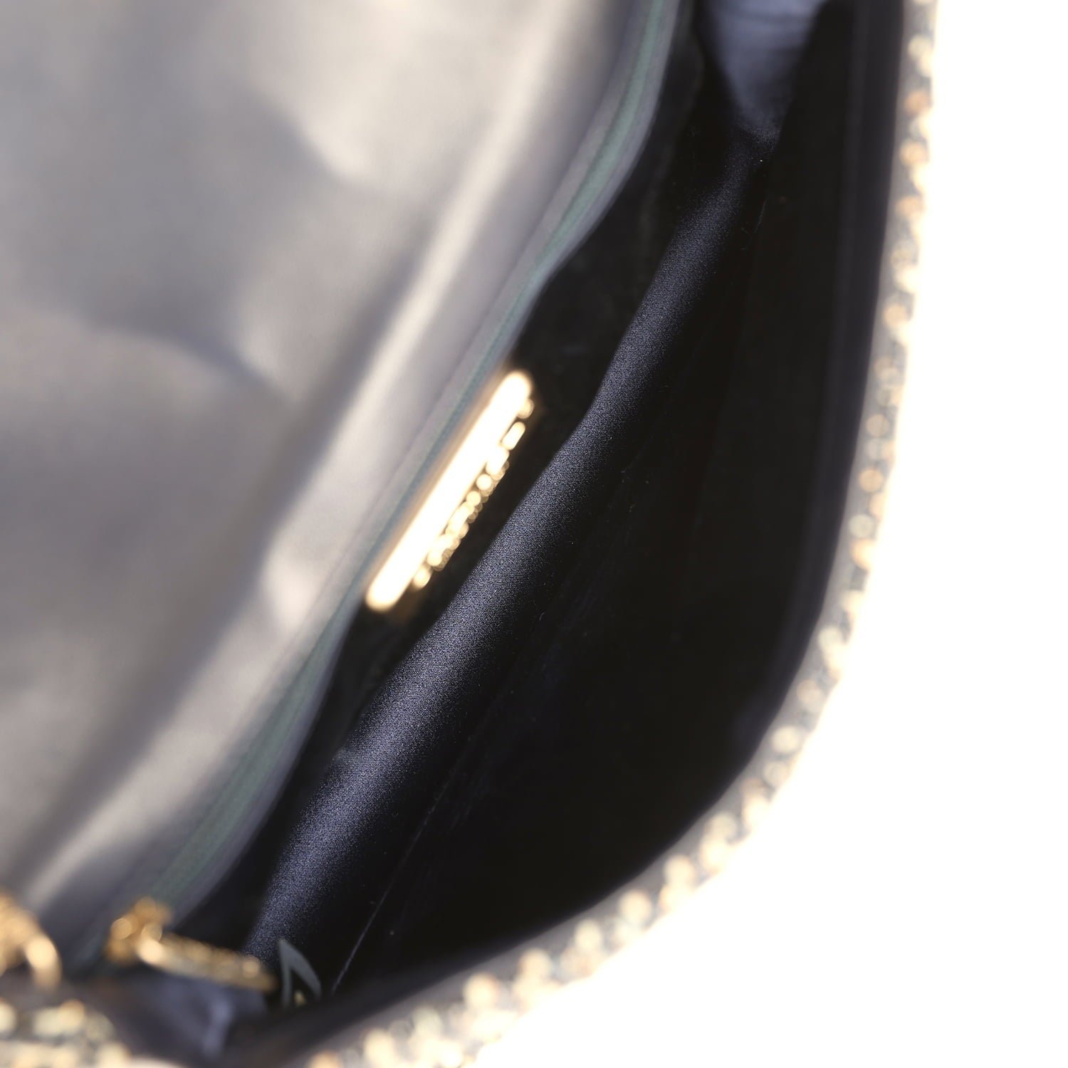 Chanel Small Flap Bag Black Tweed — view 8