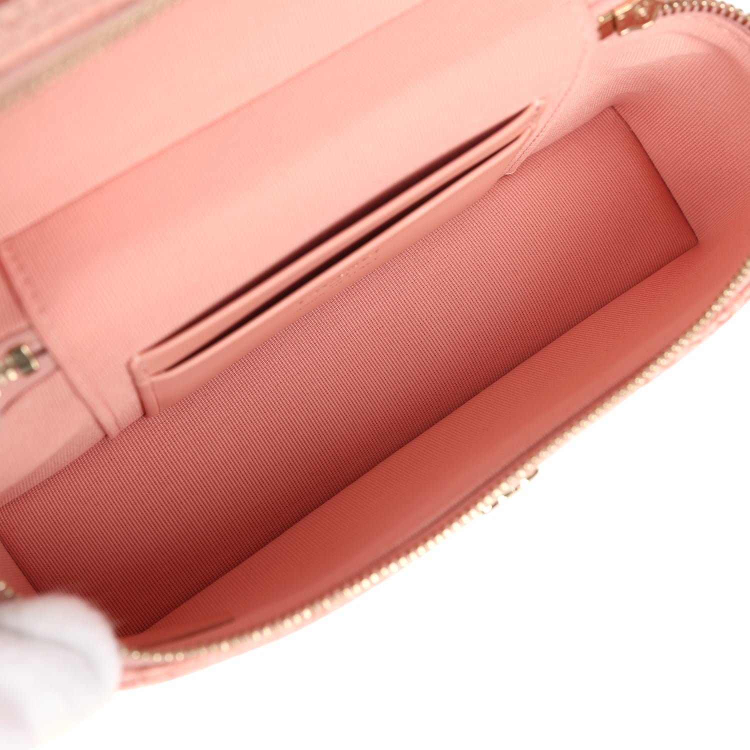 Chanel Vanity Case Light Pink Raffia — view 8