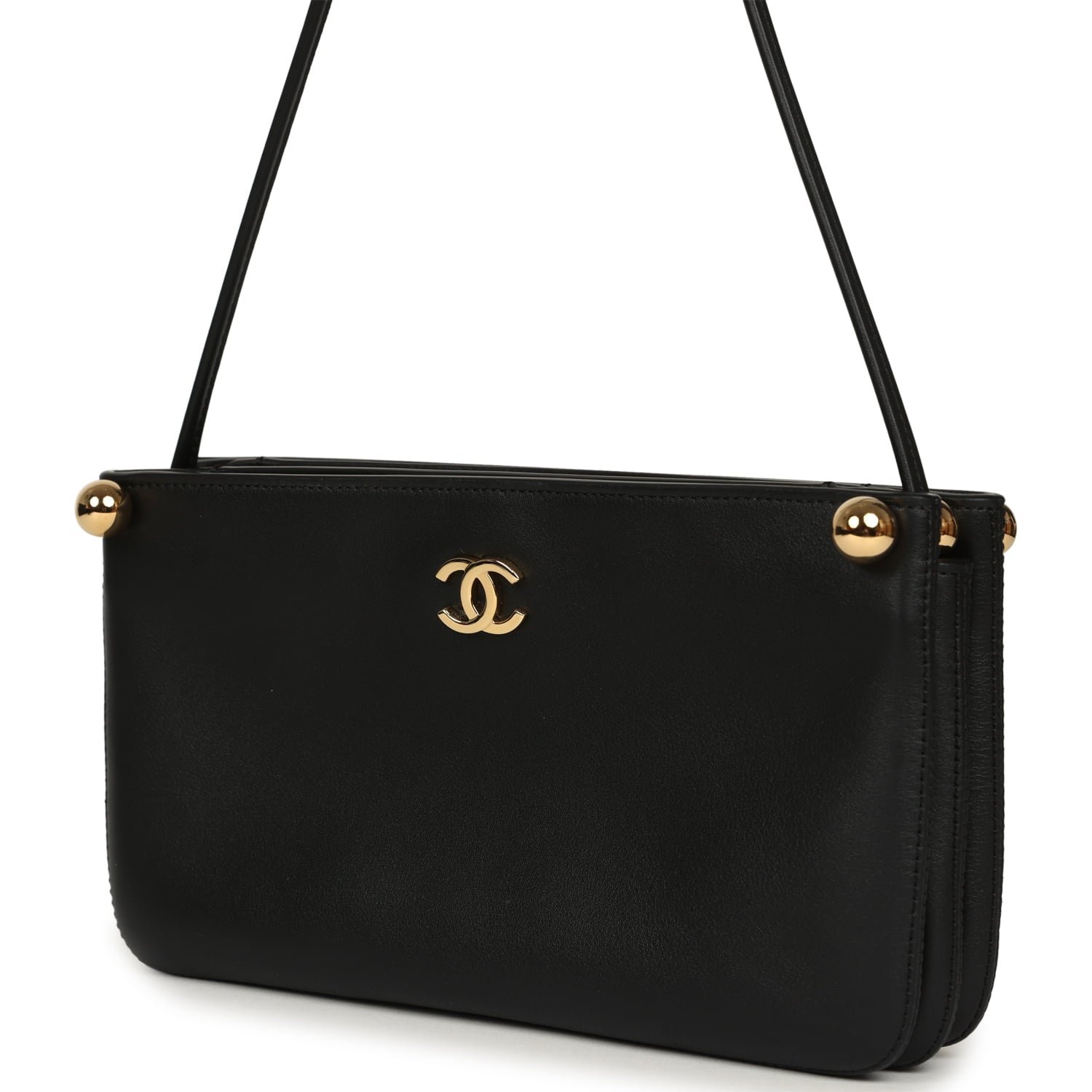 Chanel Clutch Black Lambskin — view 3