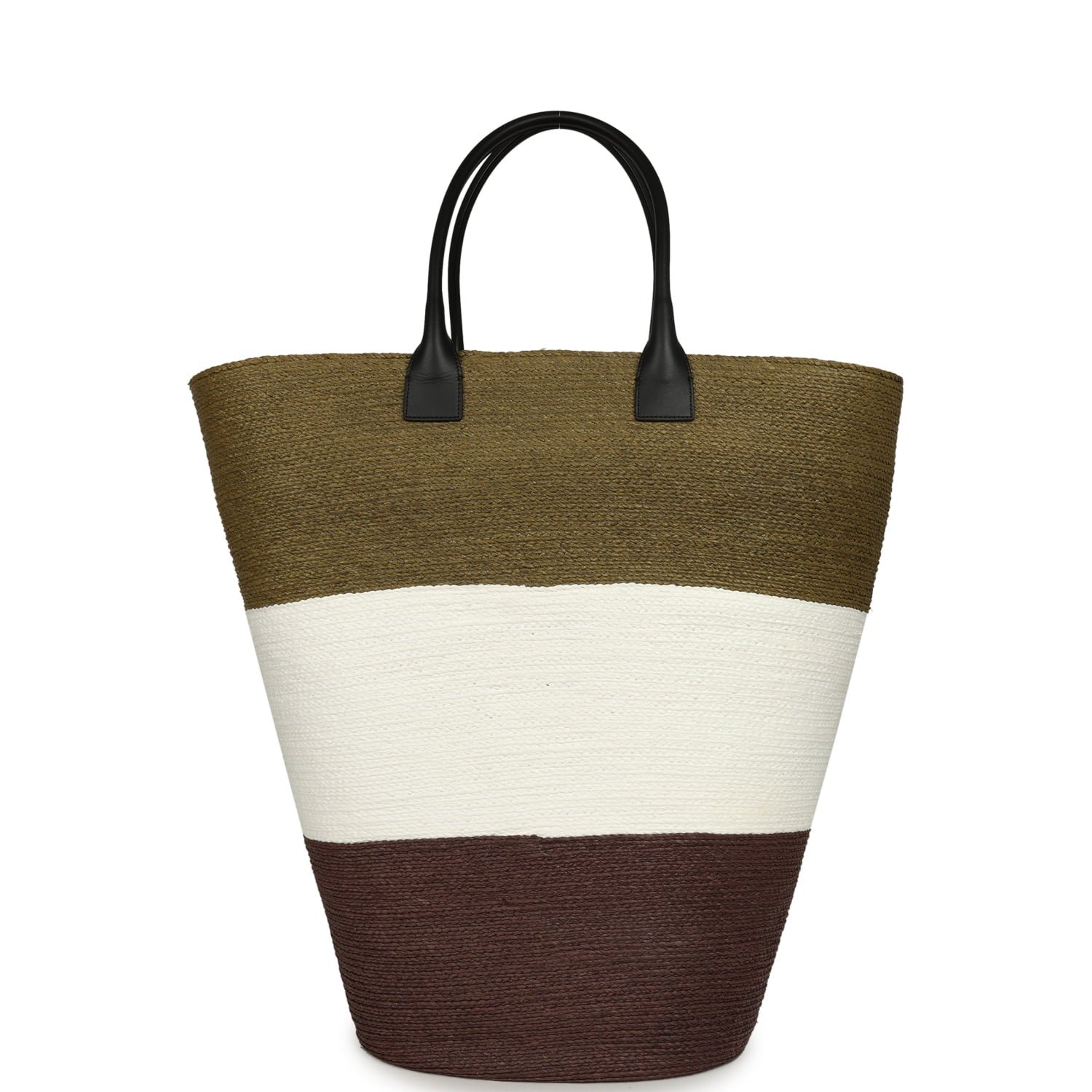 Chanel Large Shopping Bag Khaki Calfskin — view 5