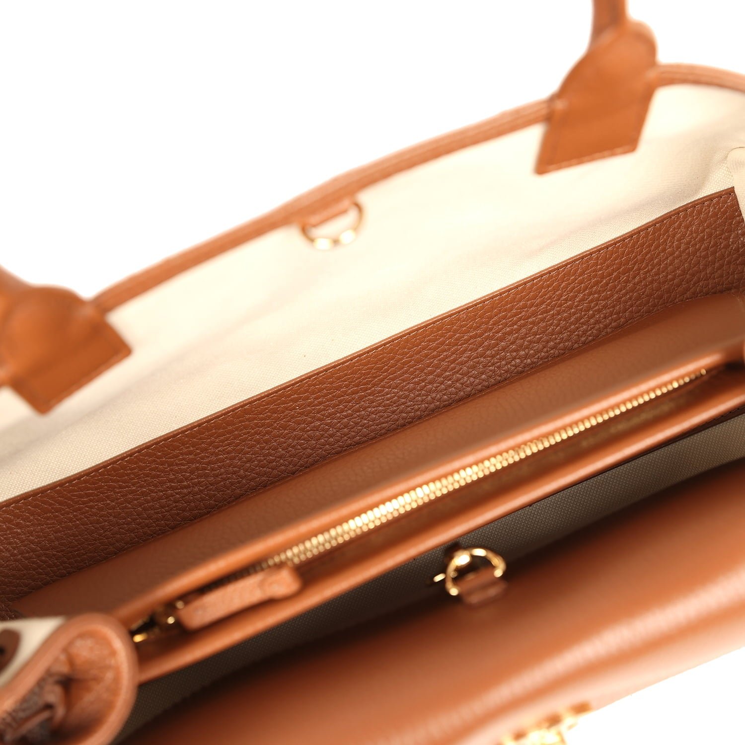 Chanel Small Shopping Tote Brown Caviar — view 9