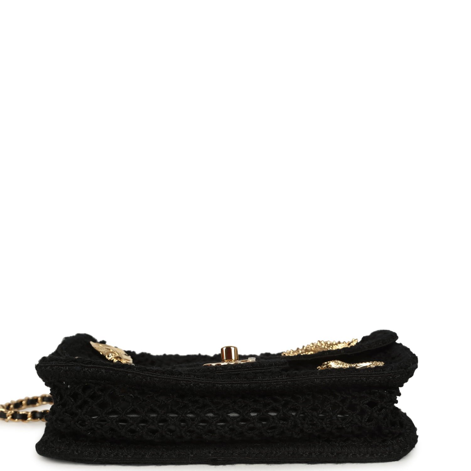 Chanel Small Flap Bag Black Leather — view 9