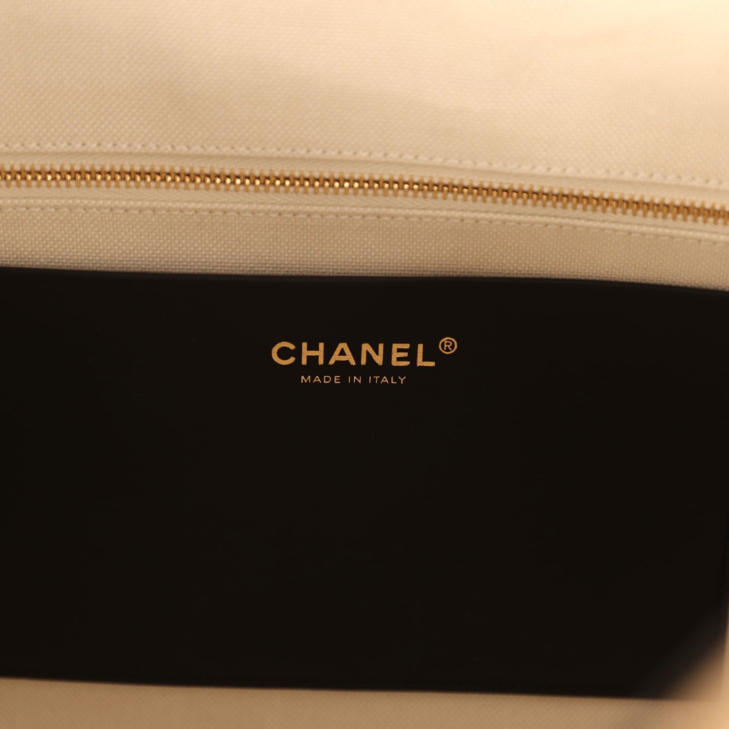 Chanel Large Shopping Bag Dark Beige Suede — view 8
