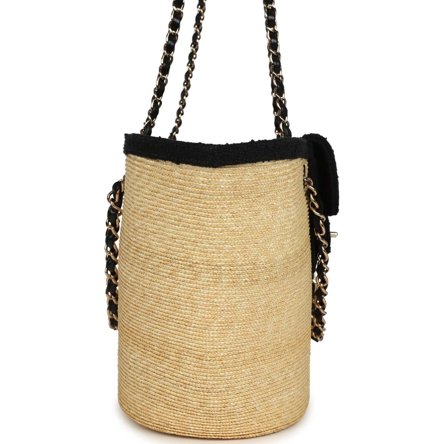 Chanel Large Shopping Tote Beige Tweed — view 4