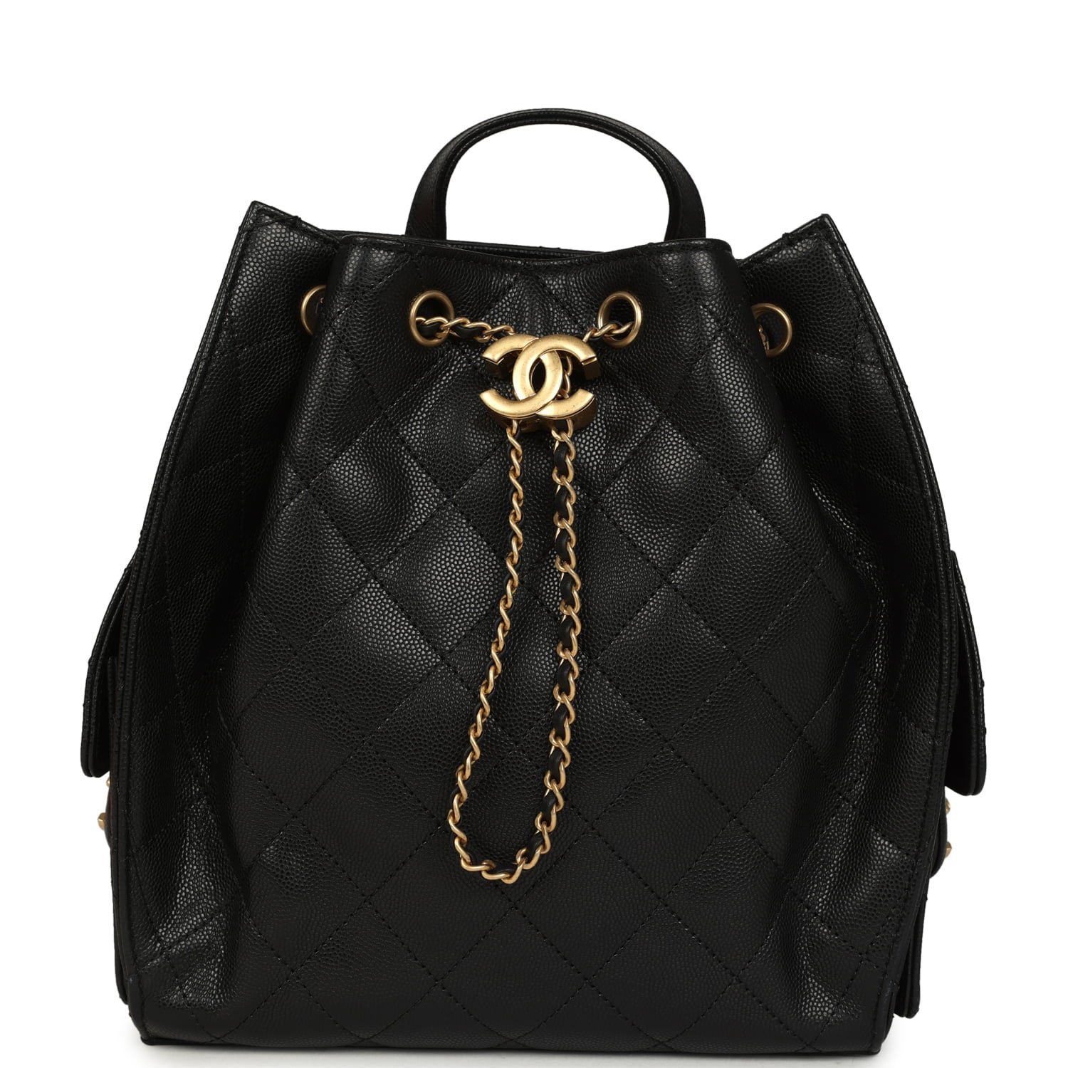 Pre-Owned Chanel Small Backpack Black Caviar