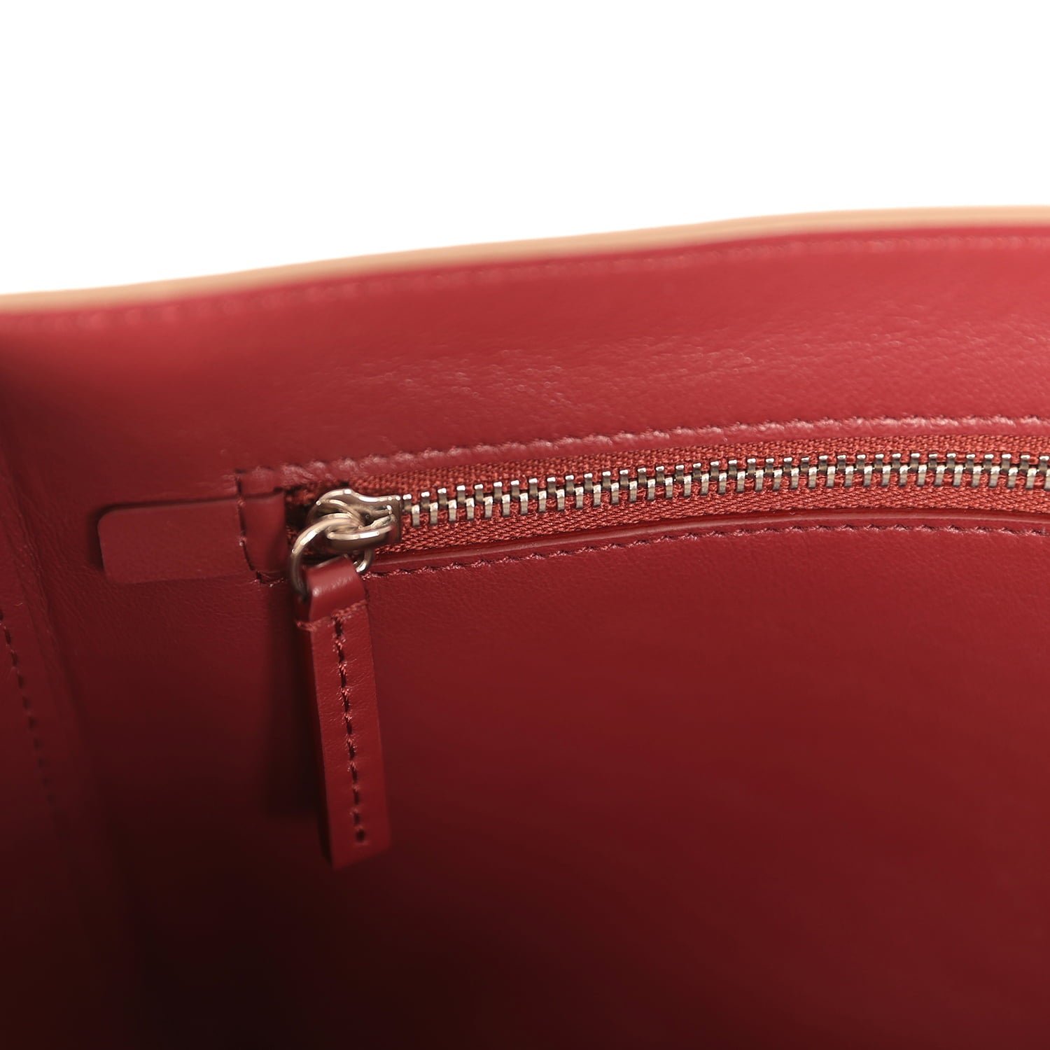 Chanel Small Flap Bag Brown Calfskin Silver — view 9