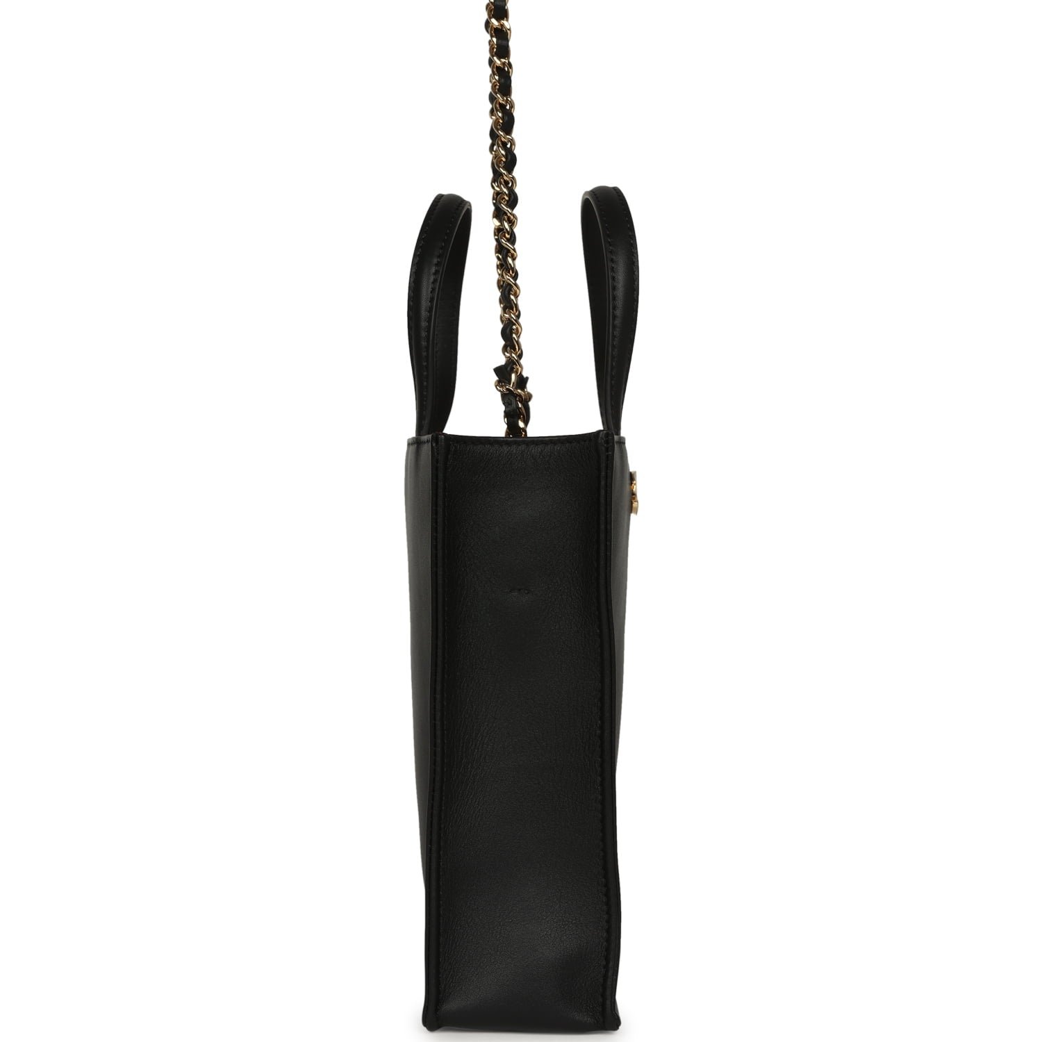 Chanel Mini Grocery Bag Black Calfskin — view 4