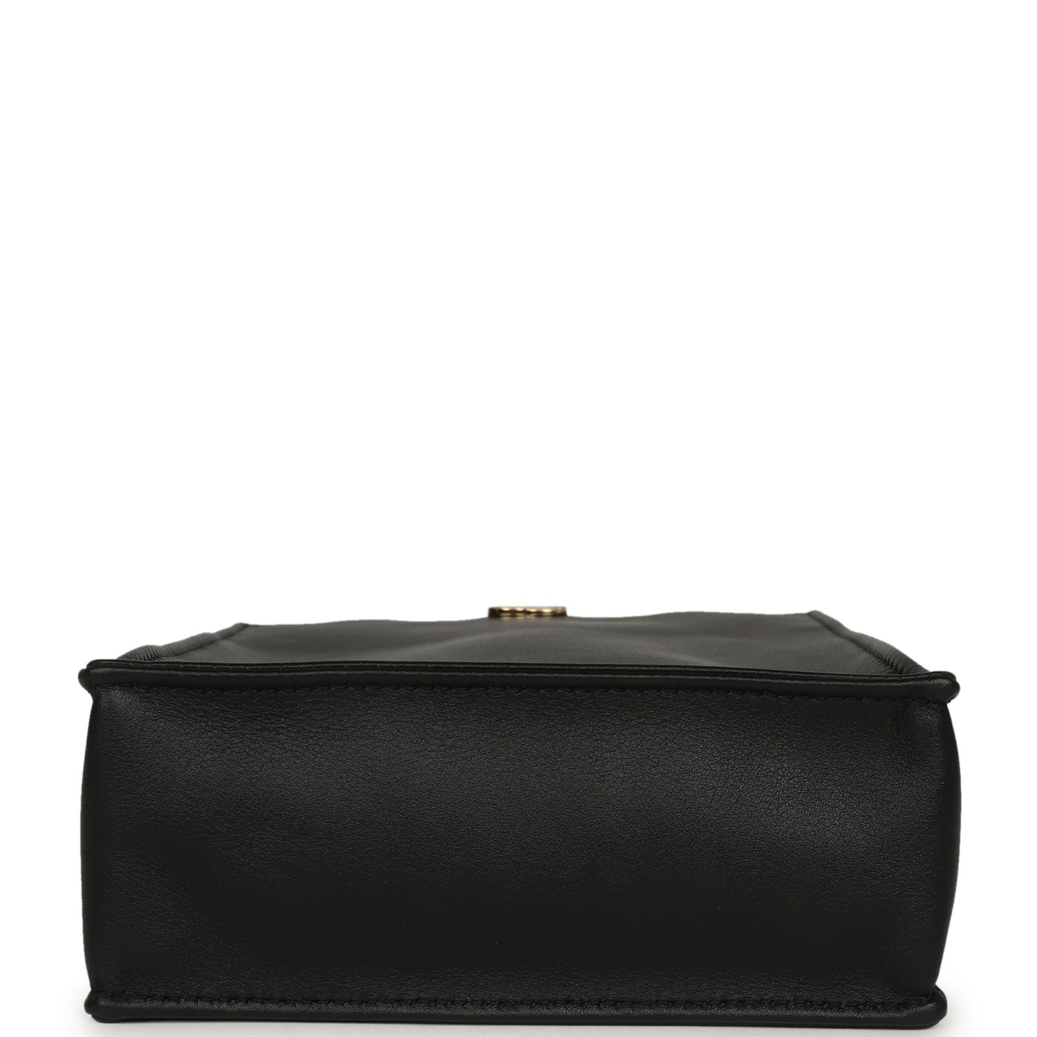 Chanel Mini Grocery Bag Black Calfskin — view 8