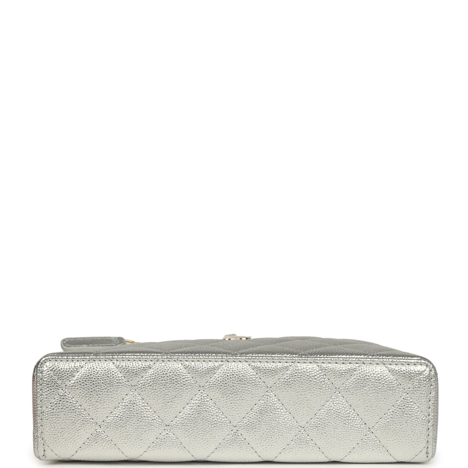 Chanel Vanity Case Silver Caviar — view 6