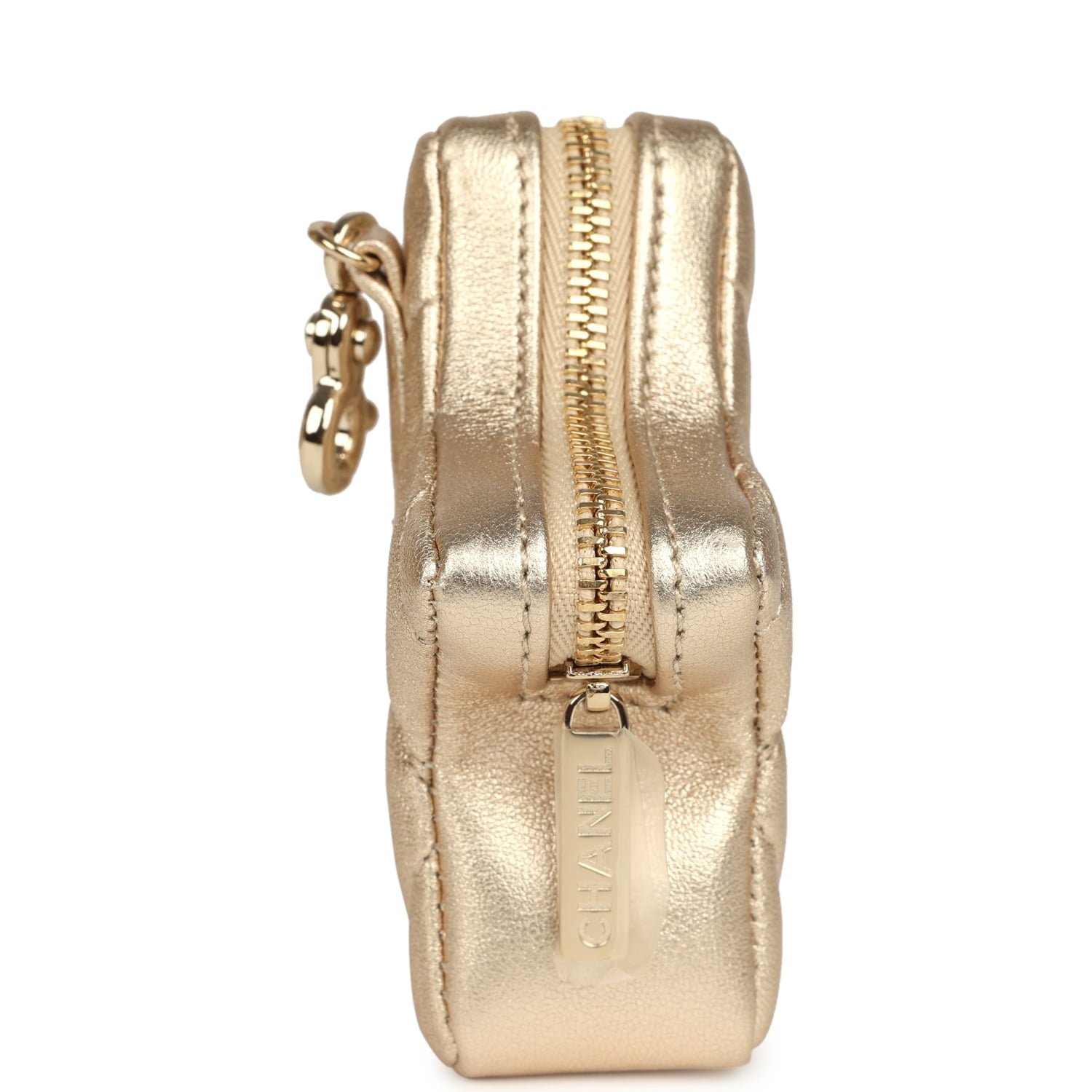 Chanel Backpack Metallic Gold Metallic Calfskin — view 7