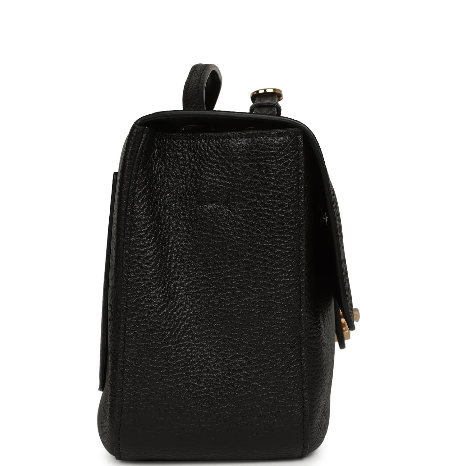 Chanel Small Flap Bag Black Calfskin — view 4