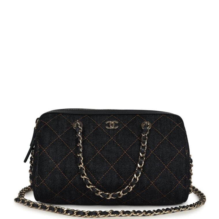 Chanel Mini Timeless Barrel Bag Denim for Sale