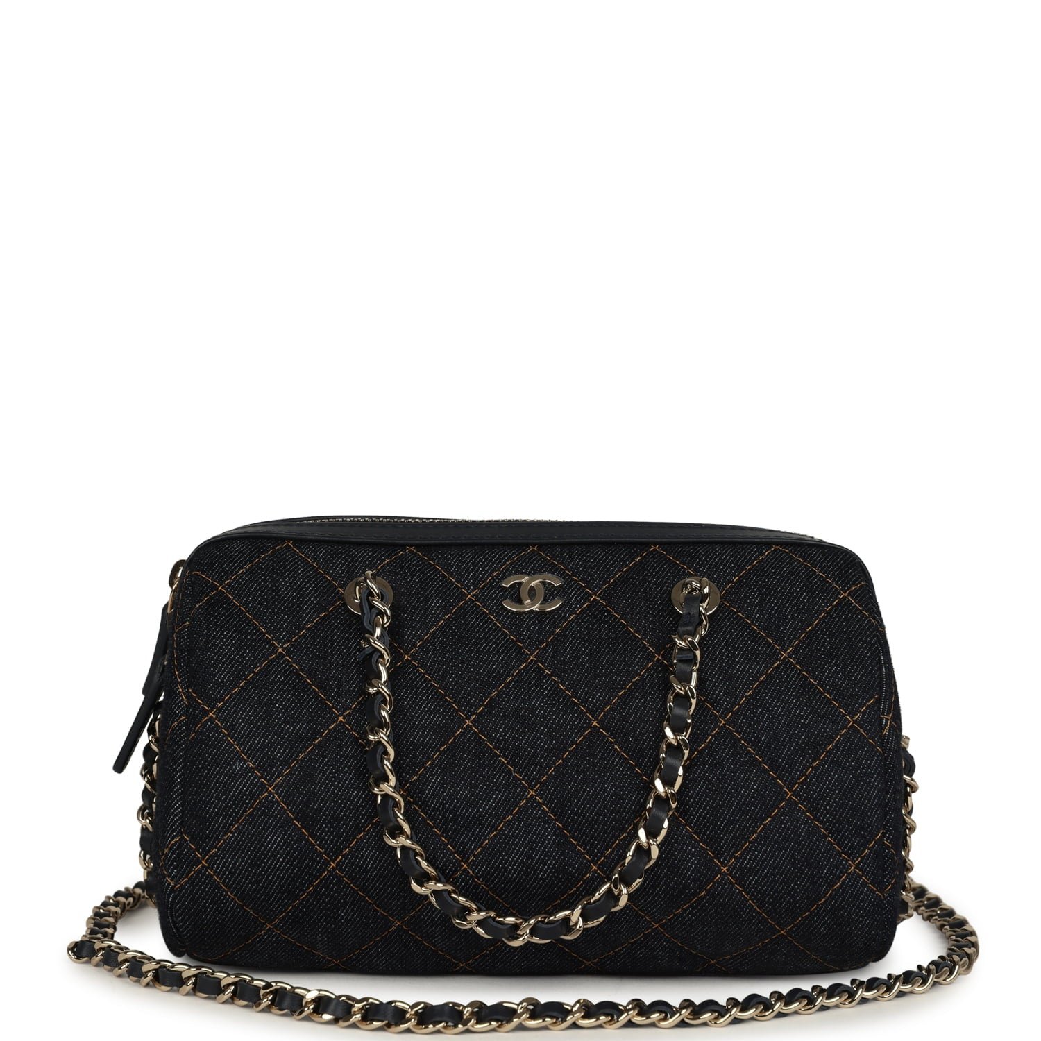 Chanel Mini Timeless Barrel Bag Denim