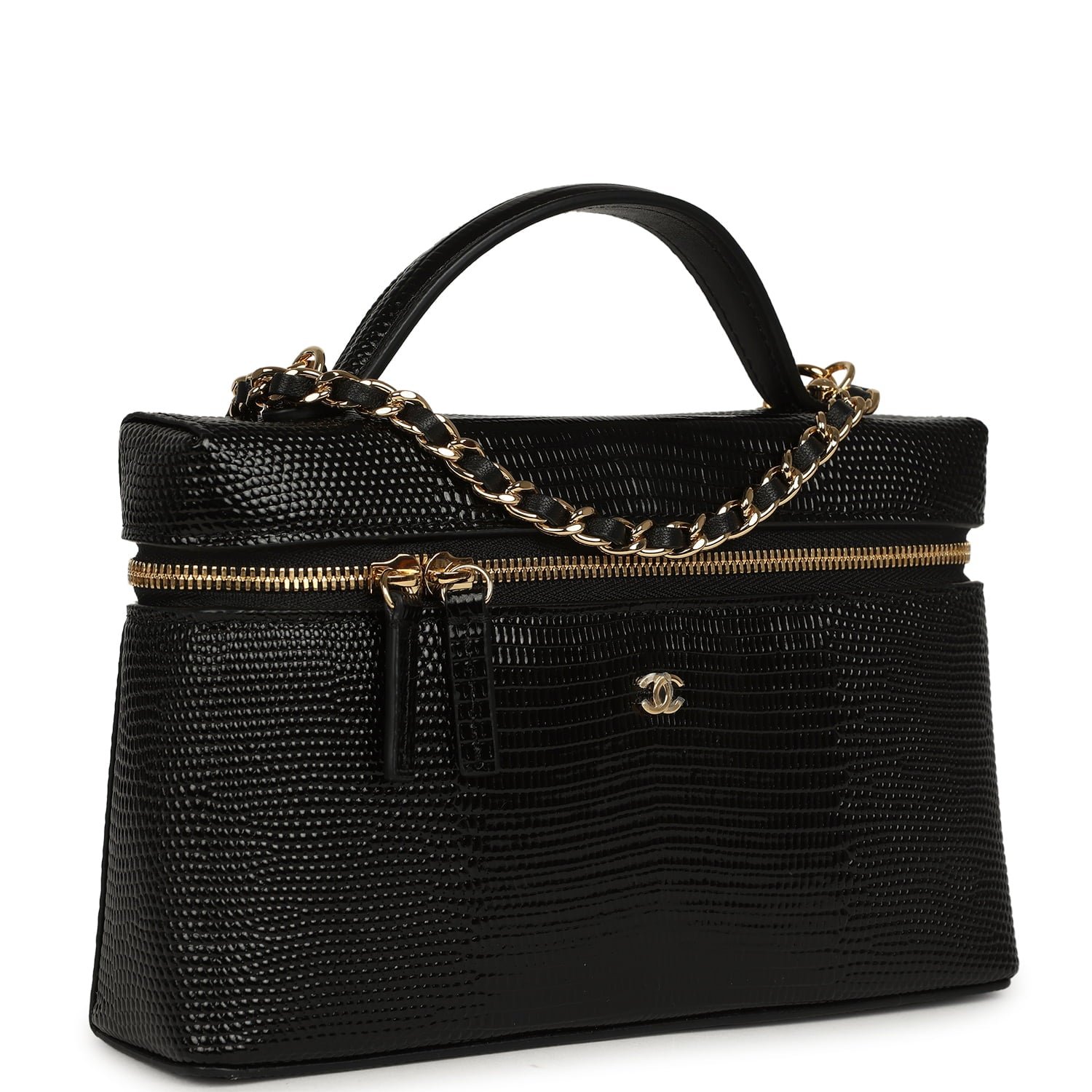 Chanel Vanity Case Black Calfskin — view 2