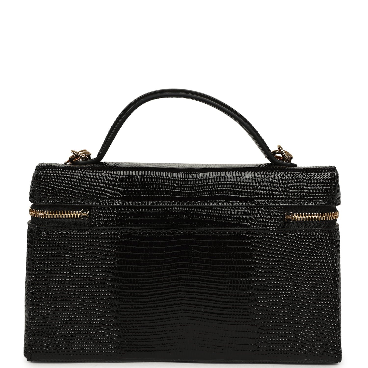 Chanel Vanity Case Black Calfskin — view 5