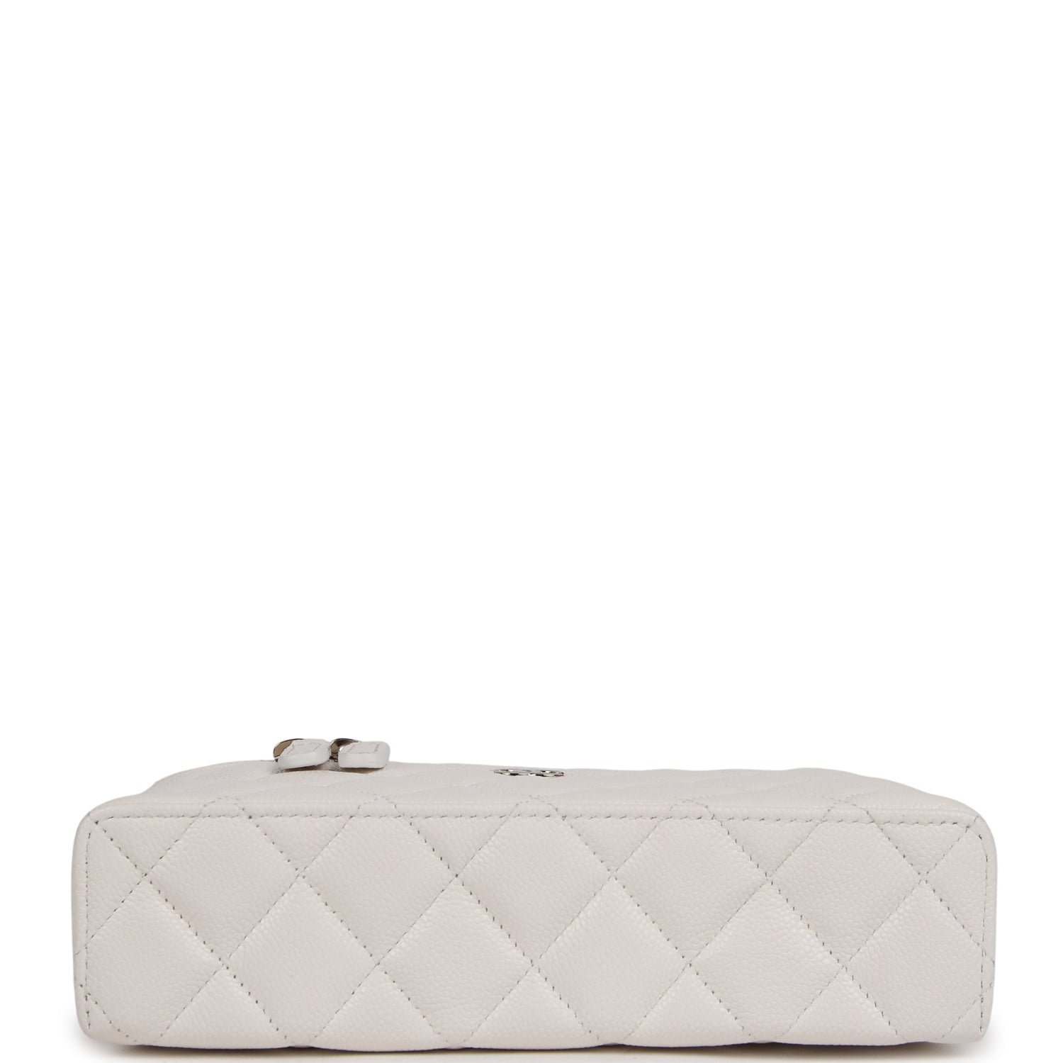 Chanel Vanity Case White Shiny Caviar — view 5