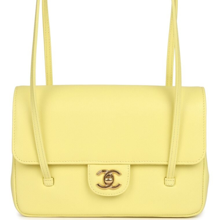 Chanel Small Flap Bag Yellow Caviar — Buy Now