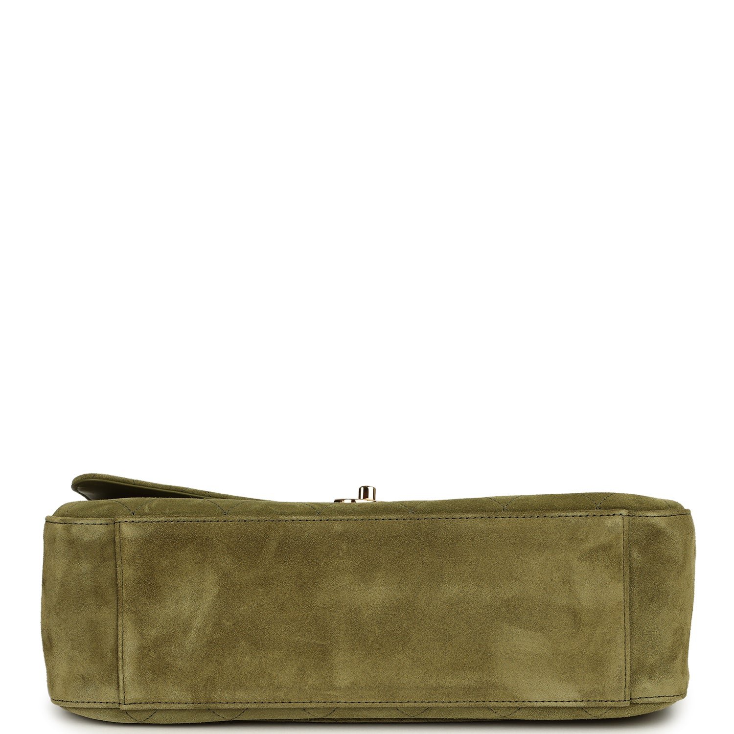 Chanel Small Flap Bag Khaki Suede — view 6