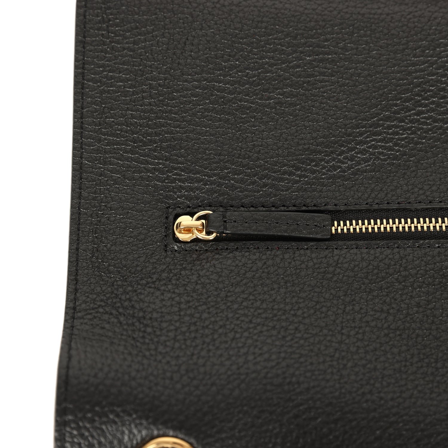 Chanel Large Flap Bag Black Calfskin Gold — view 8