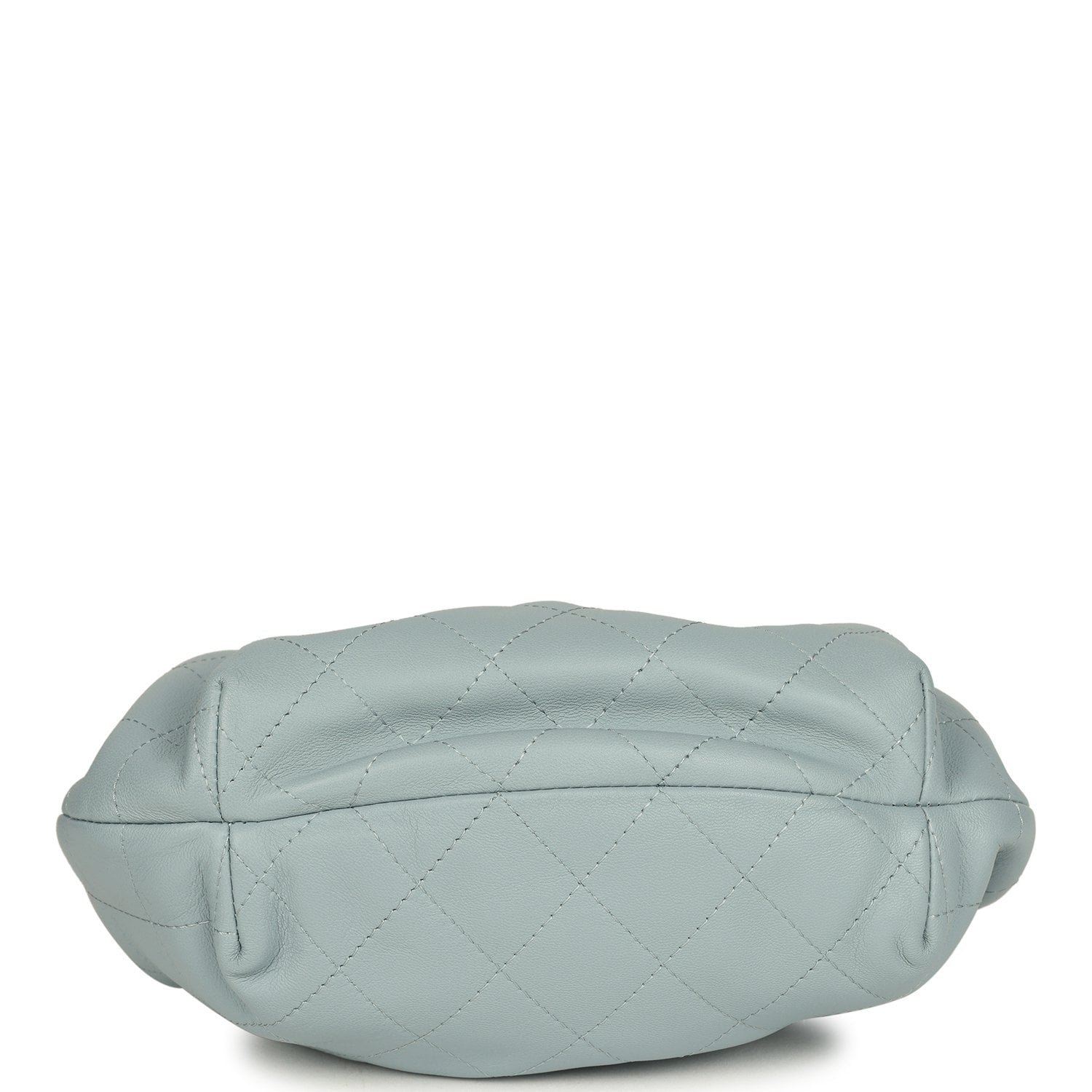 Chanel Small Pouch Light Blue Calfskin — view 6