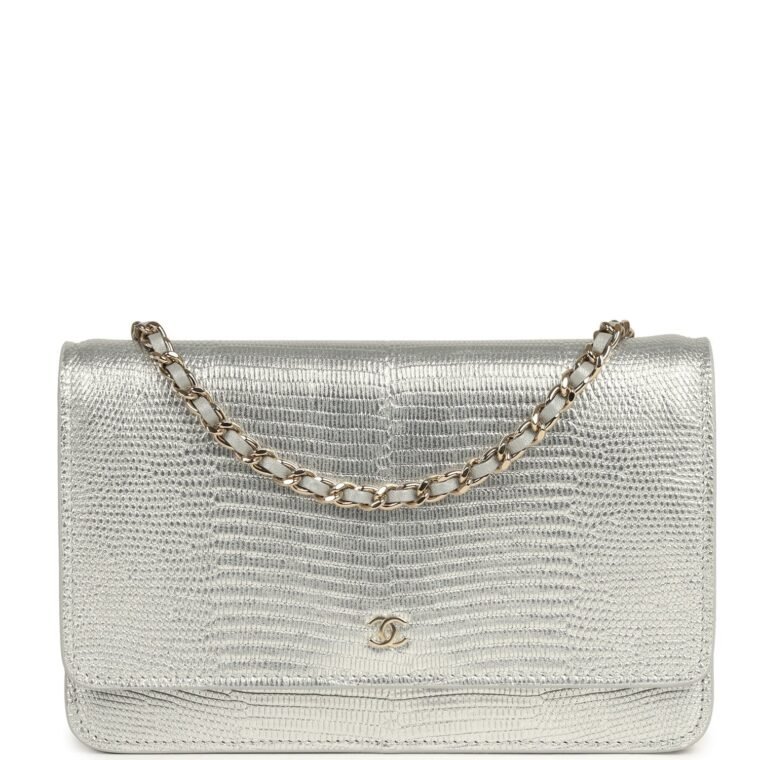 Chanel Wallet on Chain Silver Calfskin for Sale