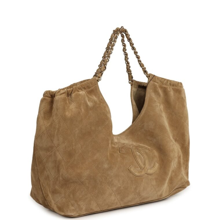 Chanel Maxi Hobo Dark Beige Suede — Buy Now — alternate view